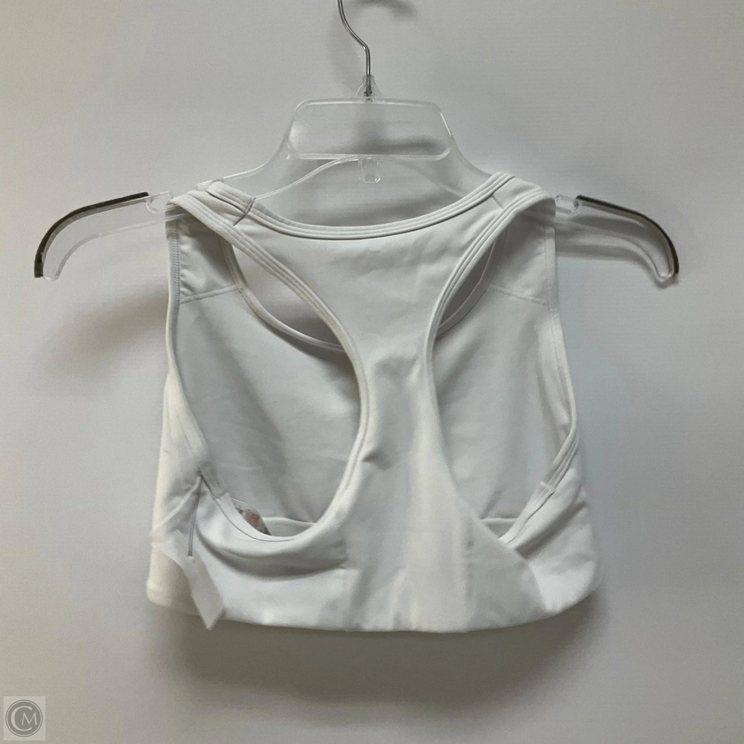 Athletic Bra By Gym Shark In White, Size: L