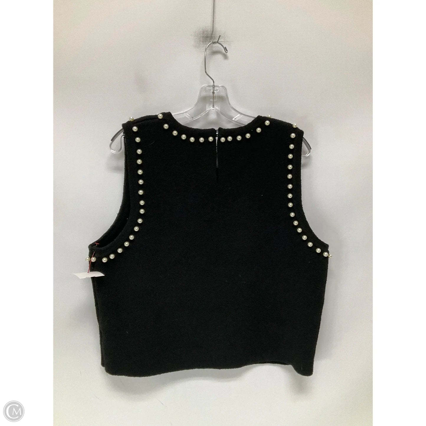 Sweater Short Sleeve By Anthropologie In Black, Size: Xl