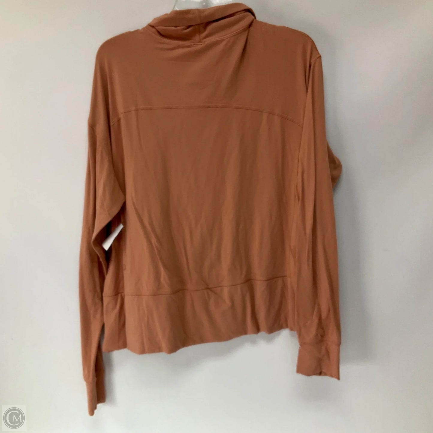 Athletic Top Long Sleeve Collar By Lululemon In Pink, Size: 16