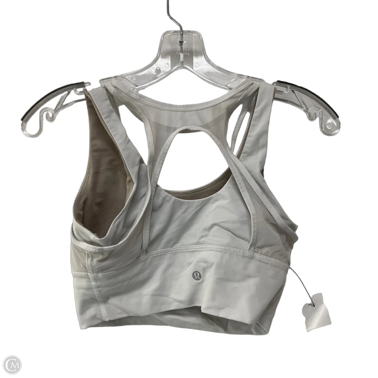 Athletic Bra By Lululemon In White, Size: 6