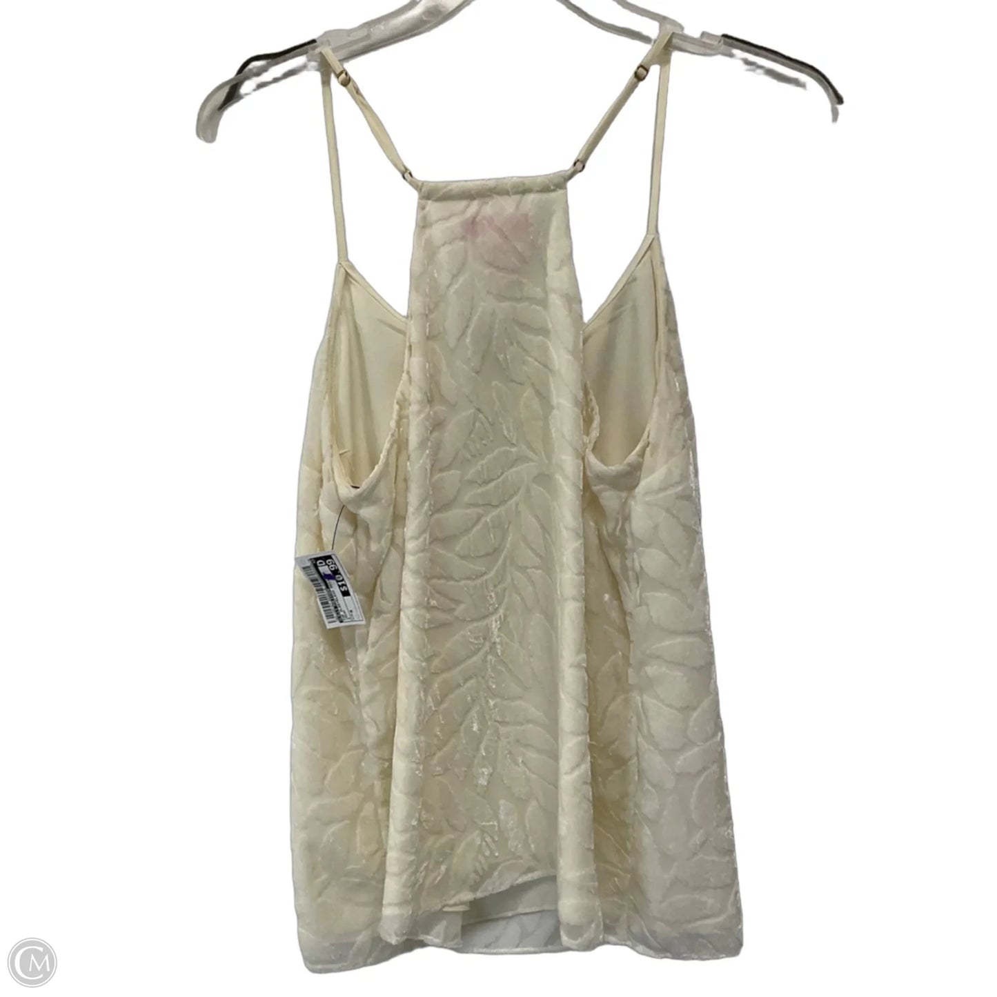 Top Sleeveless Designer By Lilly Pulitzer In Cream, Size: M