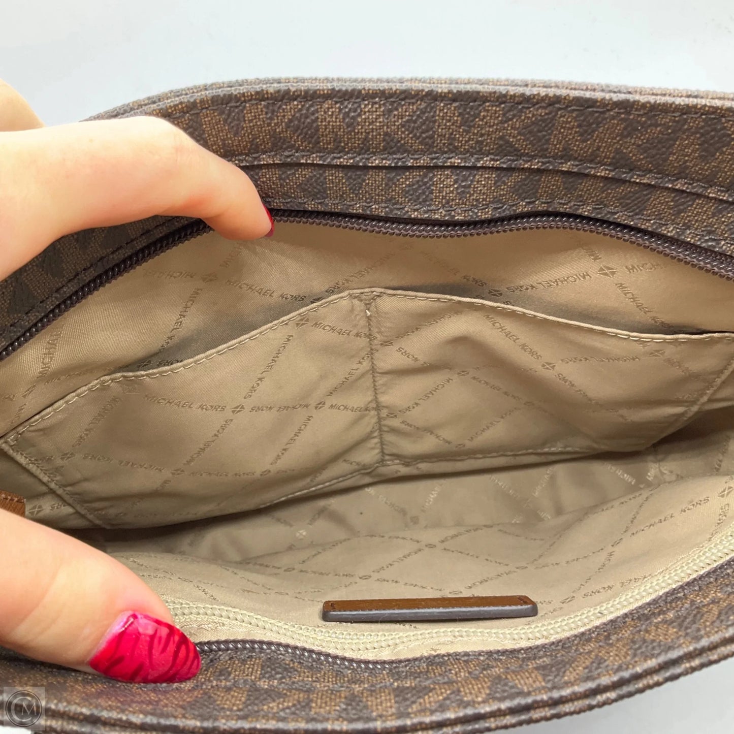 Handbag Designer By Michael Kors, Size: Medium