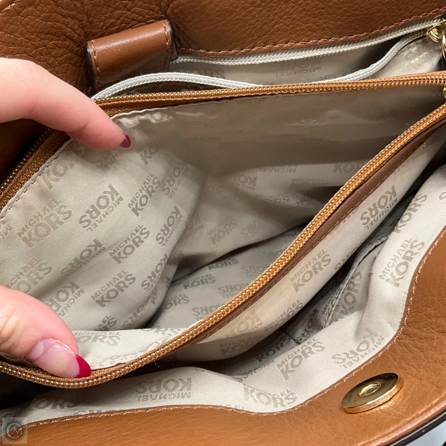 Handbag Designer By Michael Kors, Size: Medium