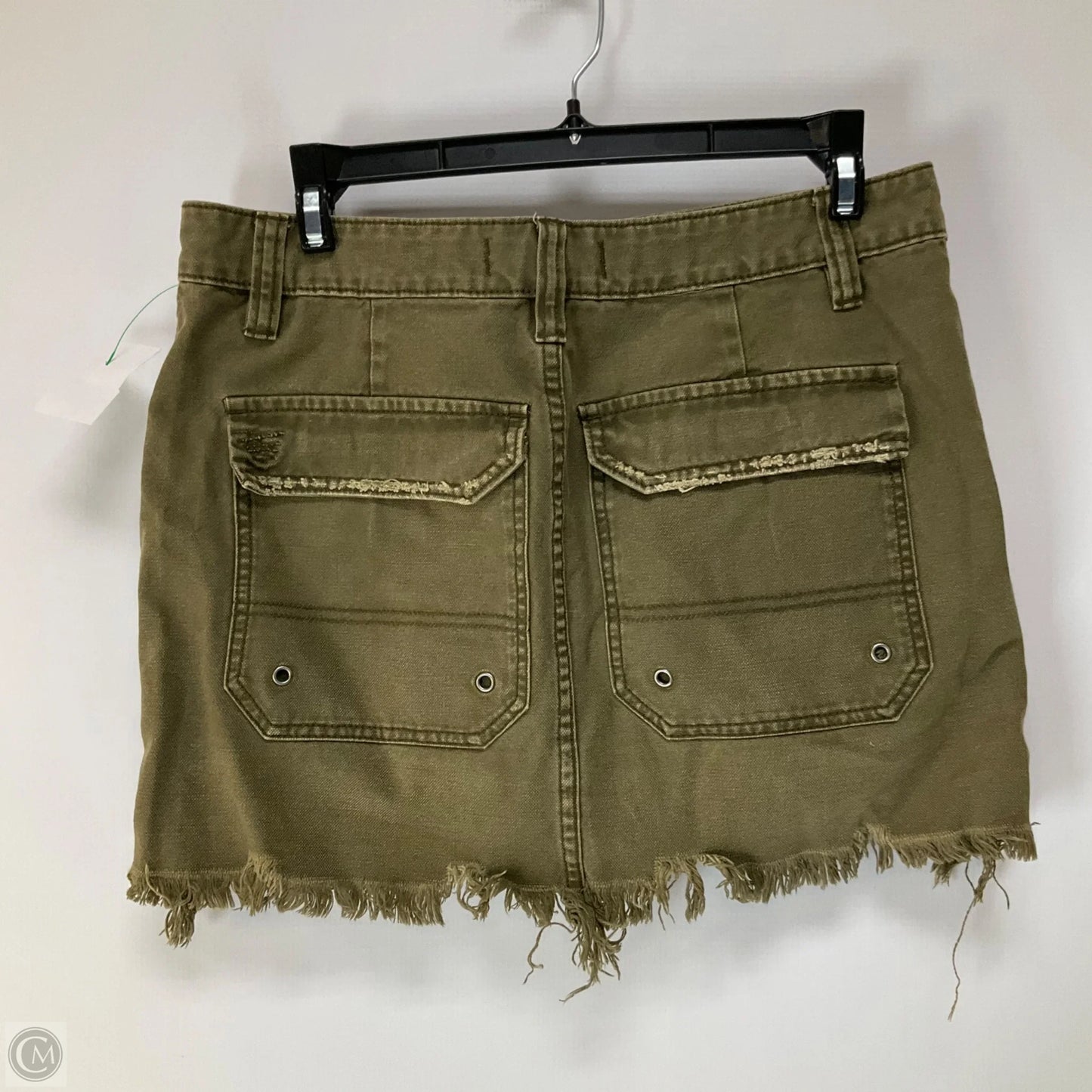 Skirt Mini & Short By Free People In Brown Denim, Size: 4