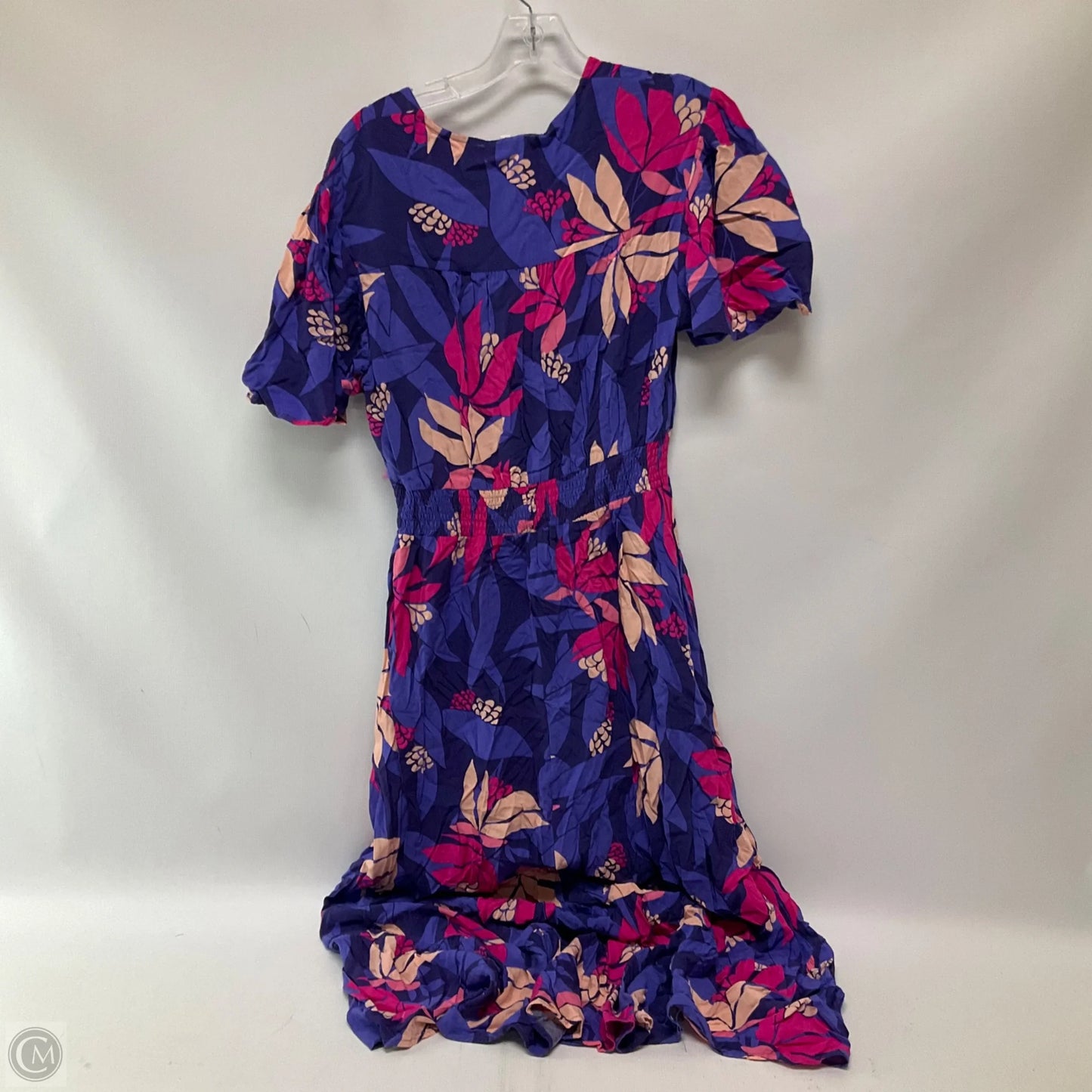 Dress Casual Maxi By Abel The Label In Blue & Pink, Size: L