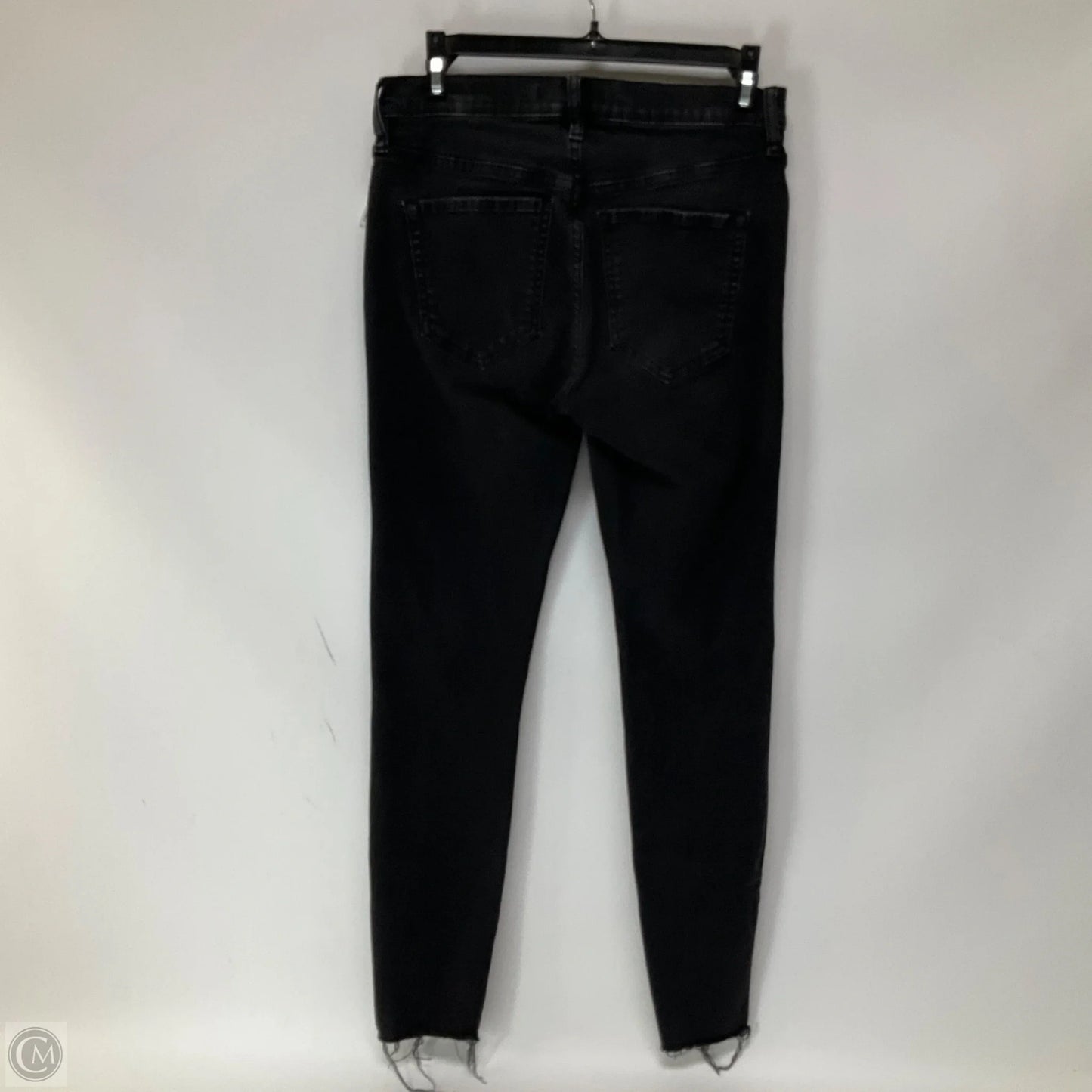 Jeans Skinny By Free People In Black Denim, Size: 6