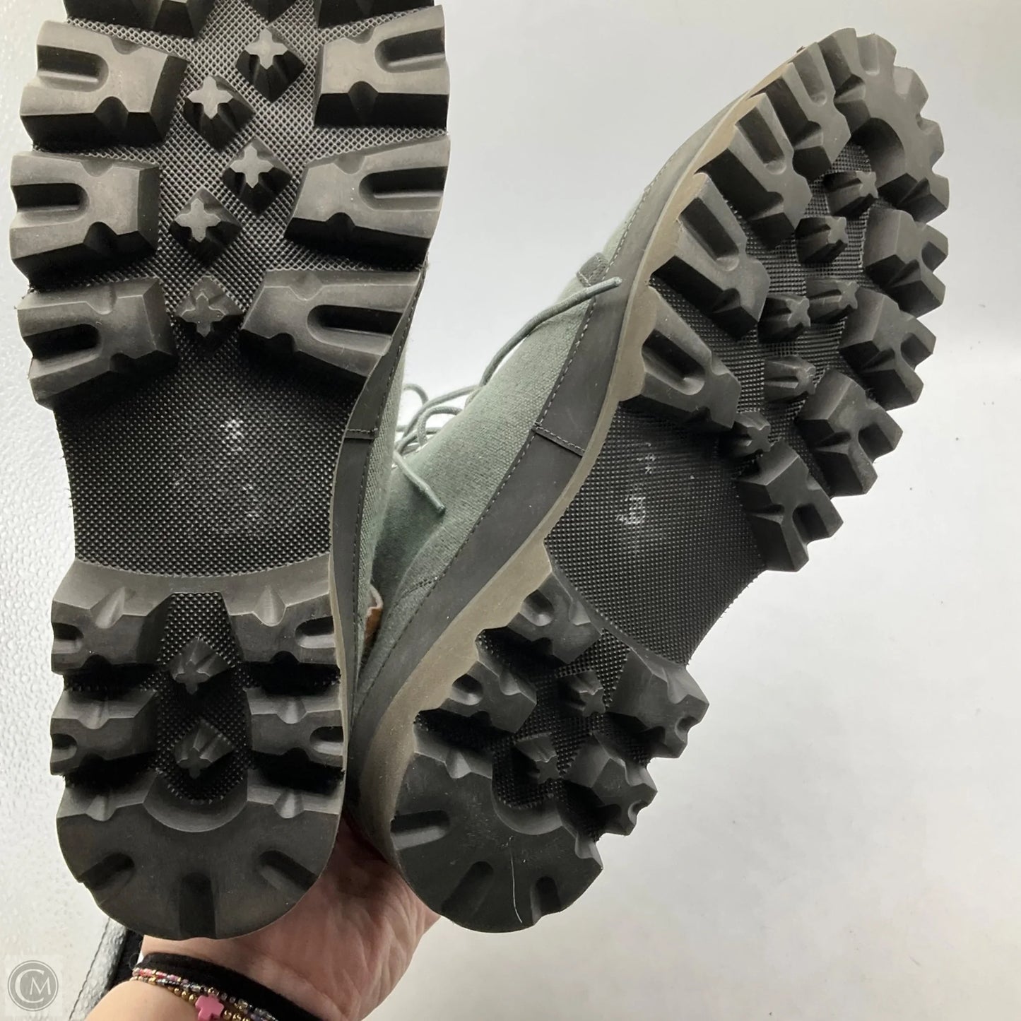 Boots Ankle Flats By J. Crew In Green, Size: 10