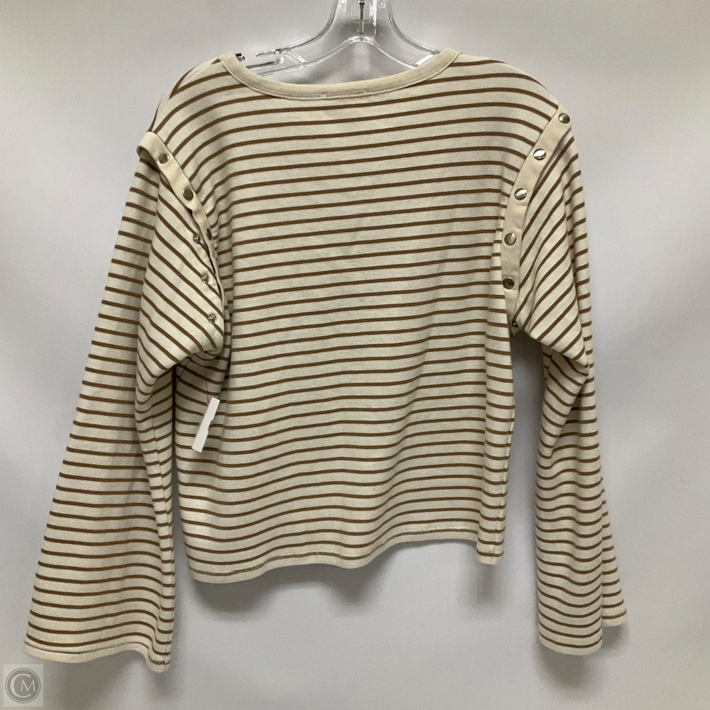Top Long Sleeve By Maeve In Striped Pattern, Size: Xs