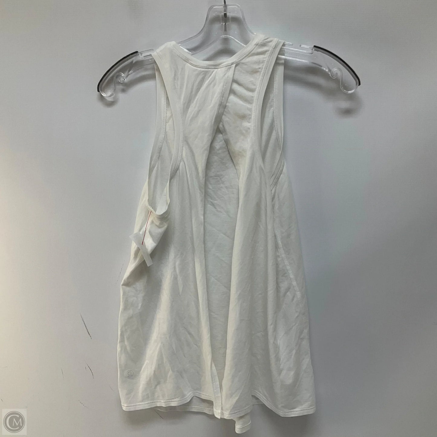 Athletic Tank Top By Lululemon In White, Size: L