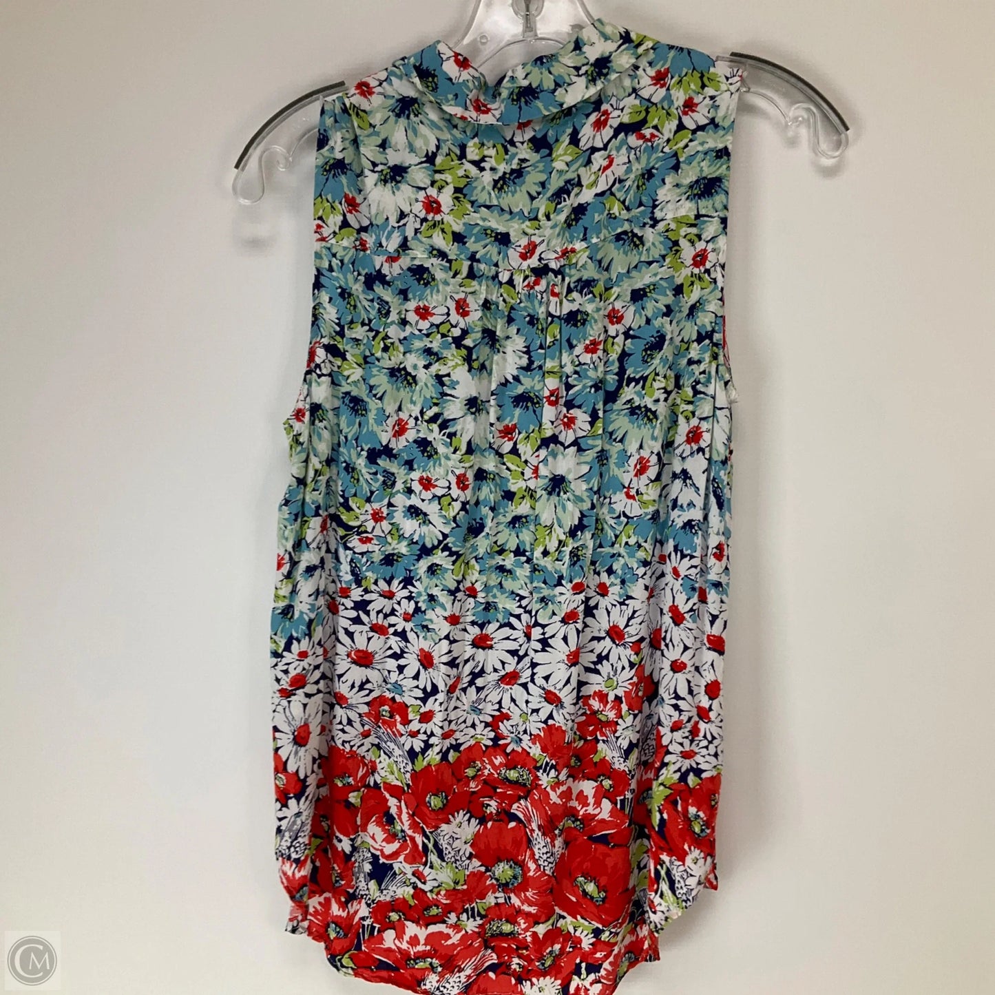 Top Sleeveless By Anthropologie In Floral Print, Size: Xs