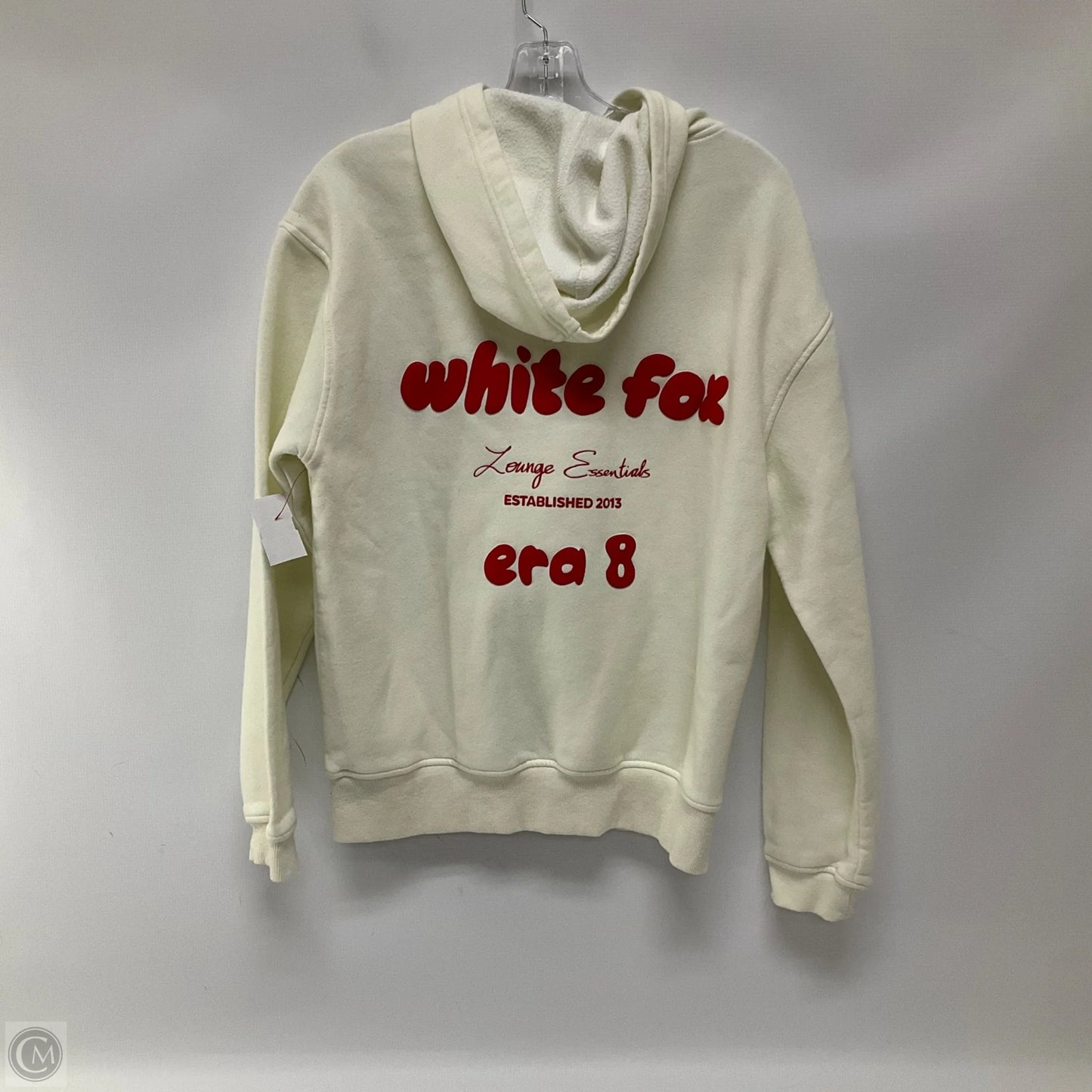 Sweatshirt Hoodie By White Fox In Cream, Size: Xs