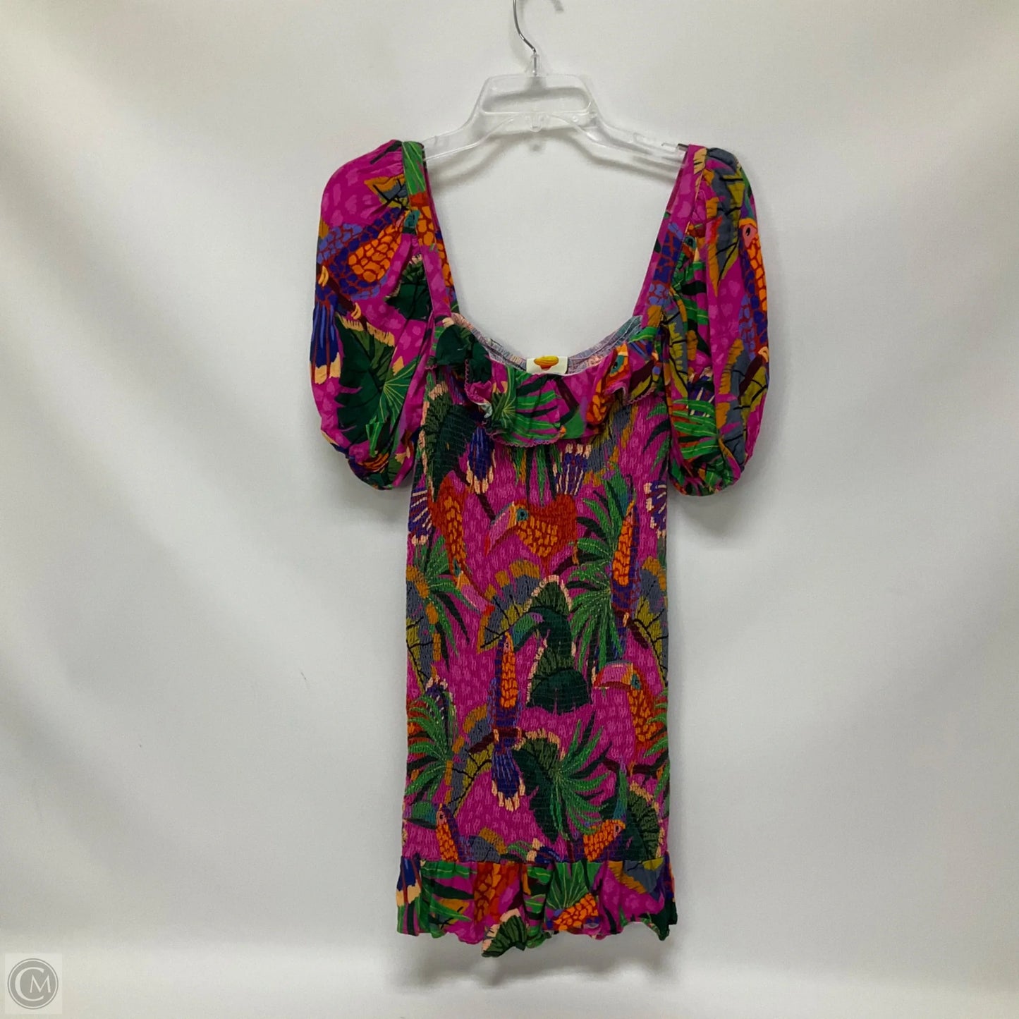 Dress Casual Short By Farm Rio In Floral Print, Size: S