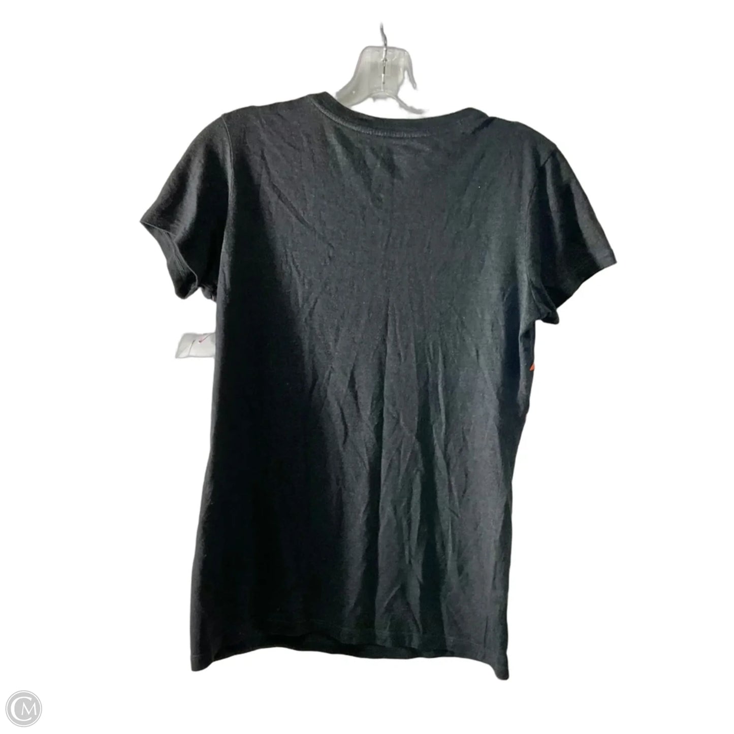 Athletic Top Short Sleeve By Nfl In Grey & Orange, Size: M