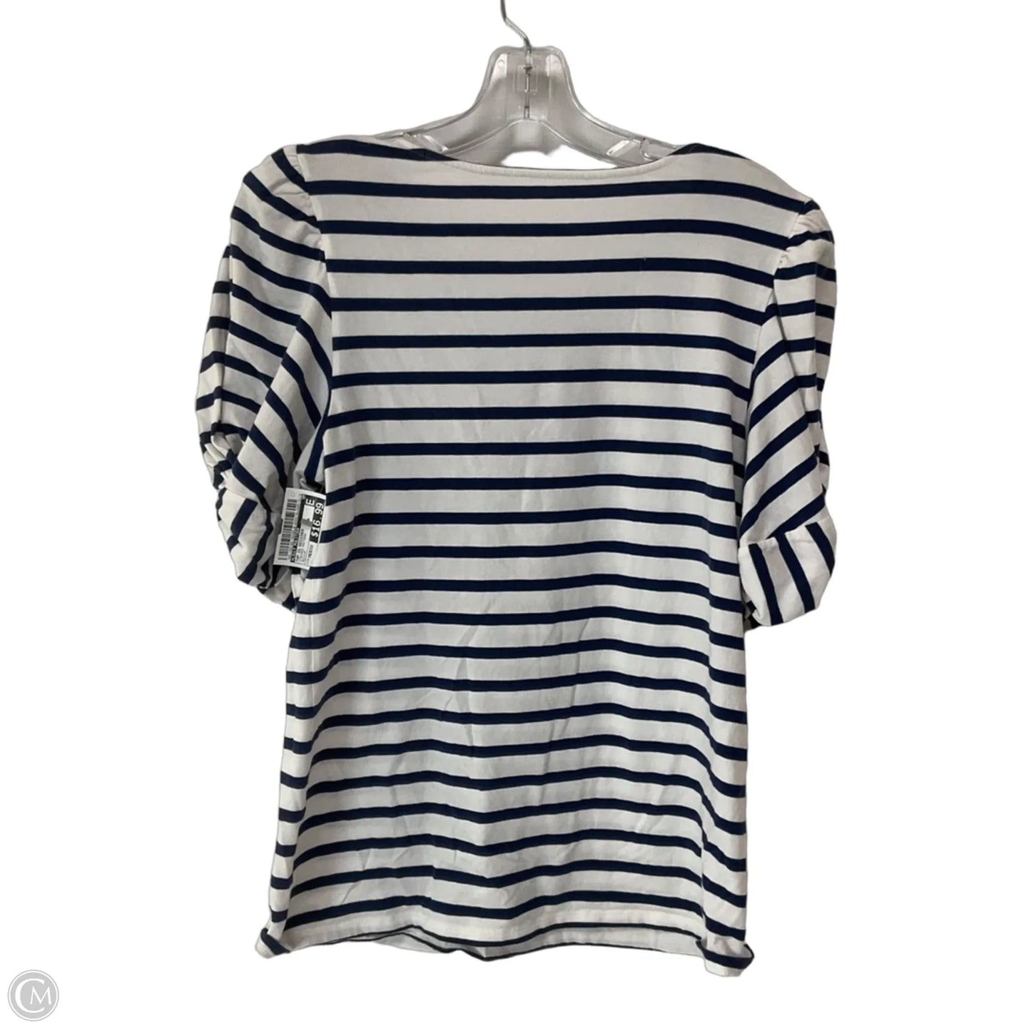 Top Short Sleeve Designer By Lilly Pulitzer In Striped Pattern, Size: Medium