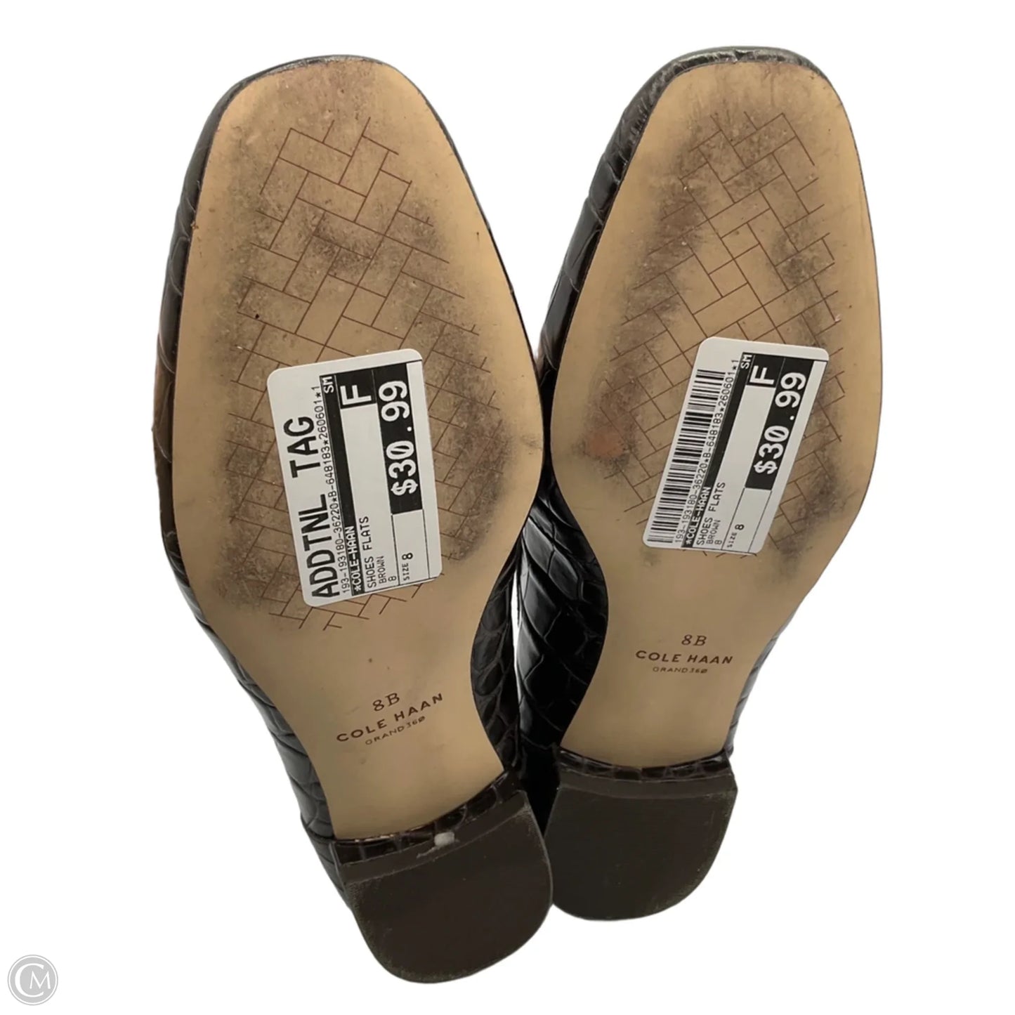 Shoes Flats By Cole-haan In Brown, Size: 8