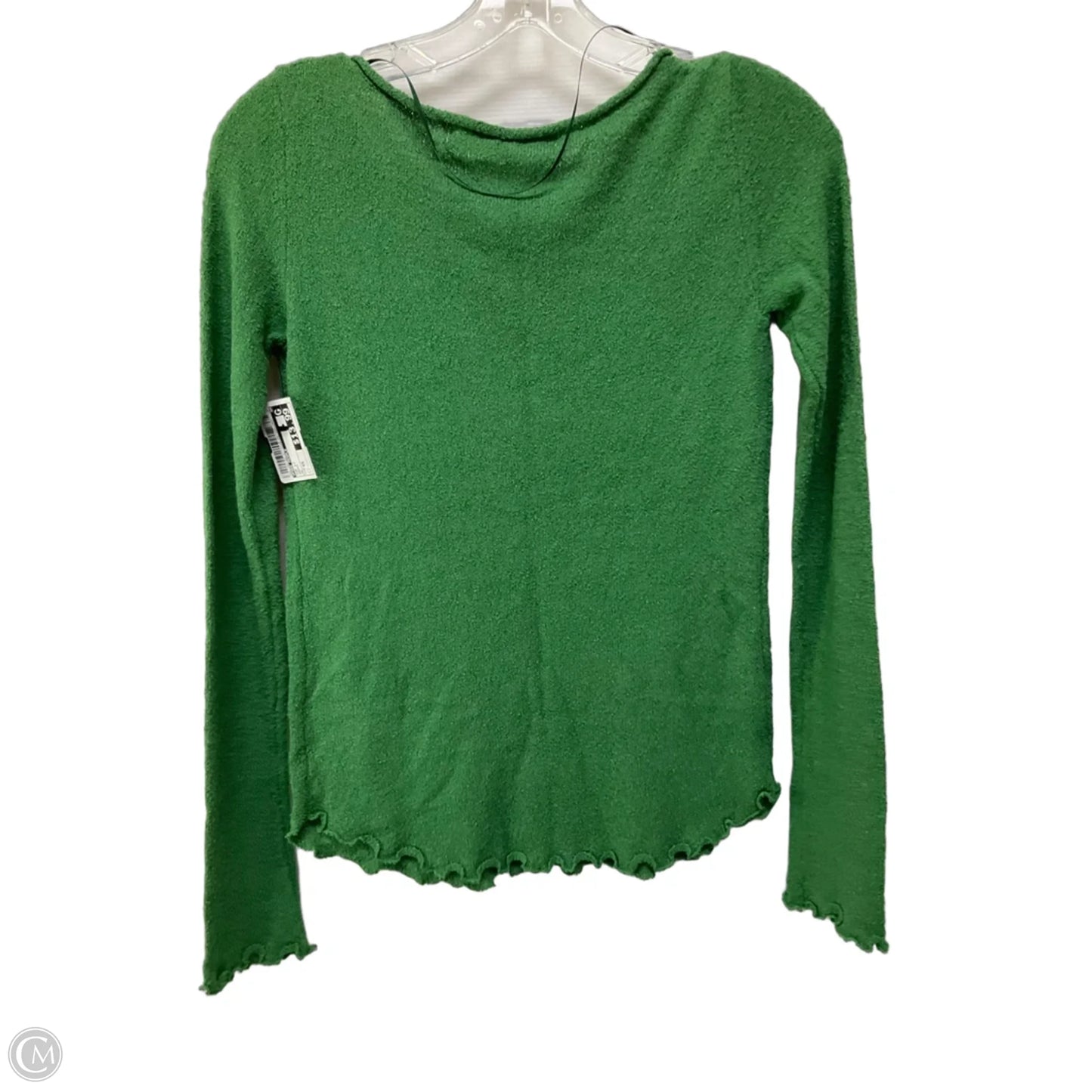 Top Long Sleeve By Free People In Green, Size: Xs