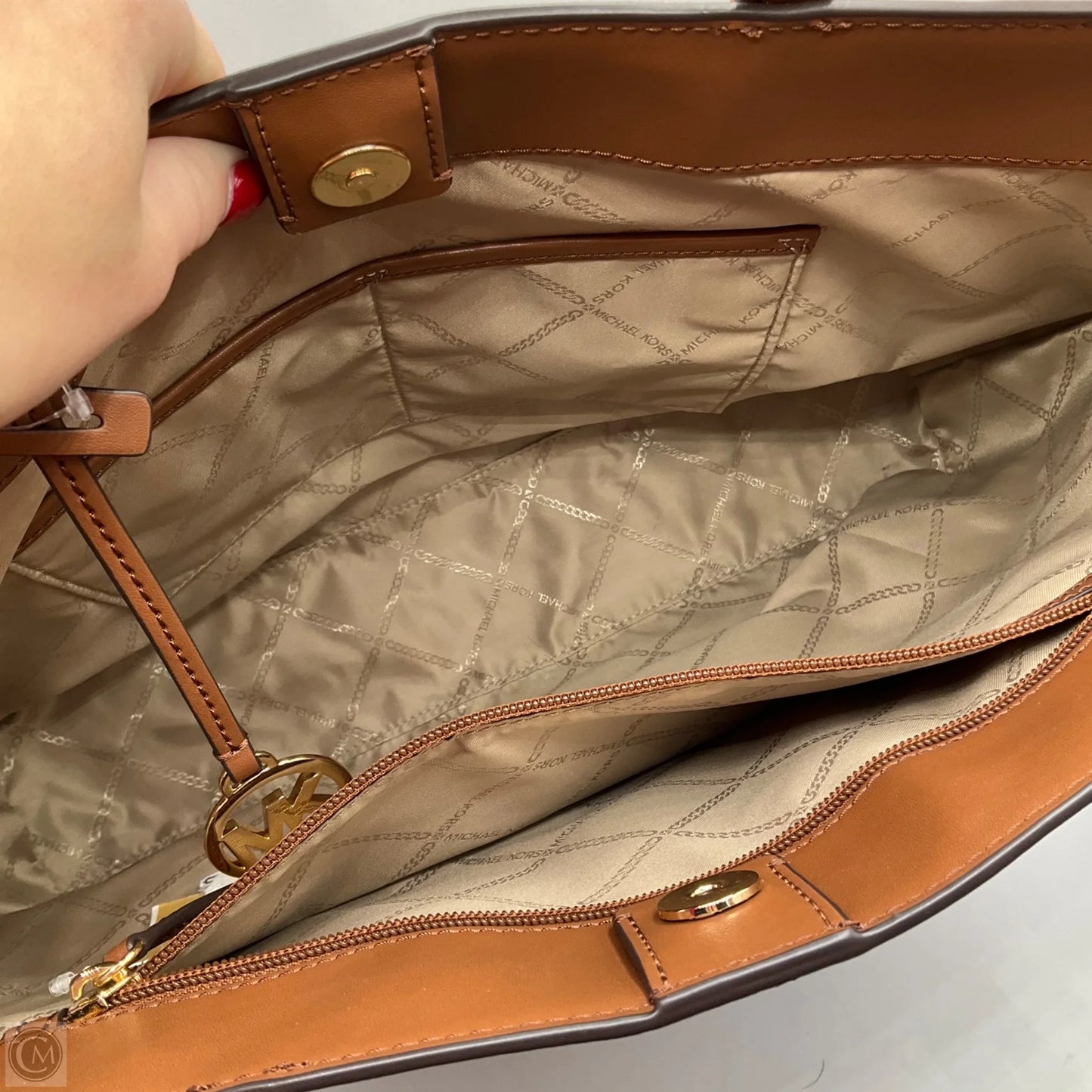 Handbag Designer By Michael Kors, Size: Medium