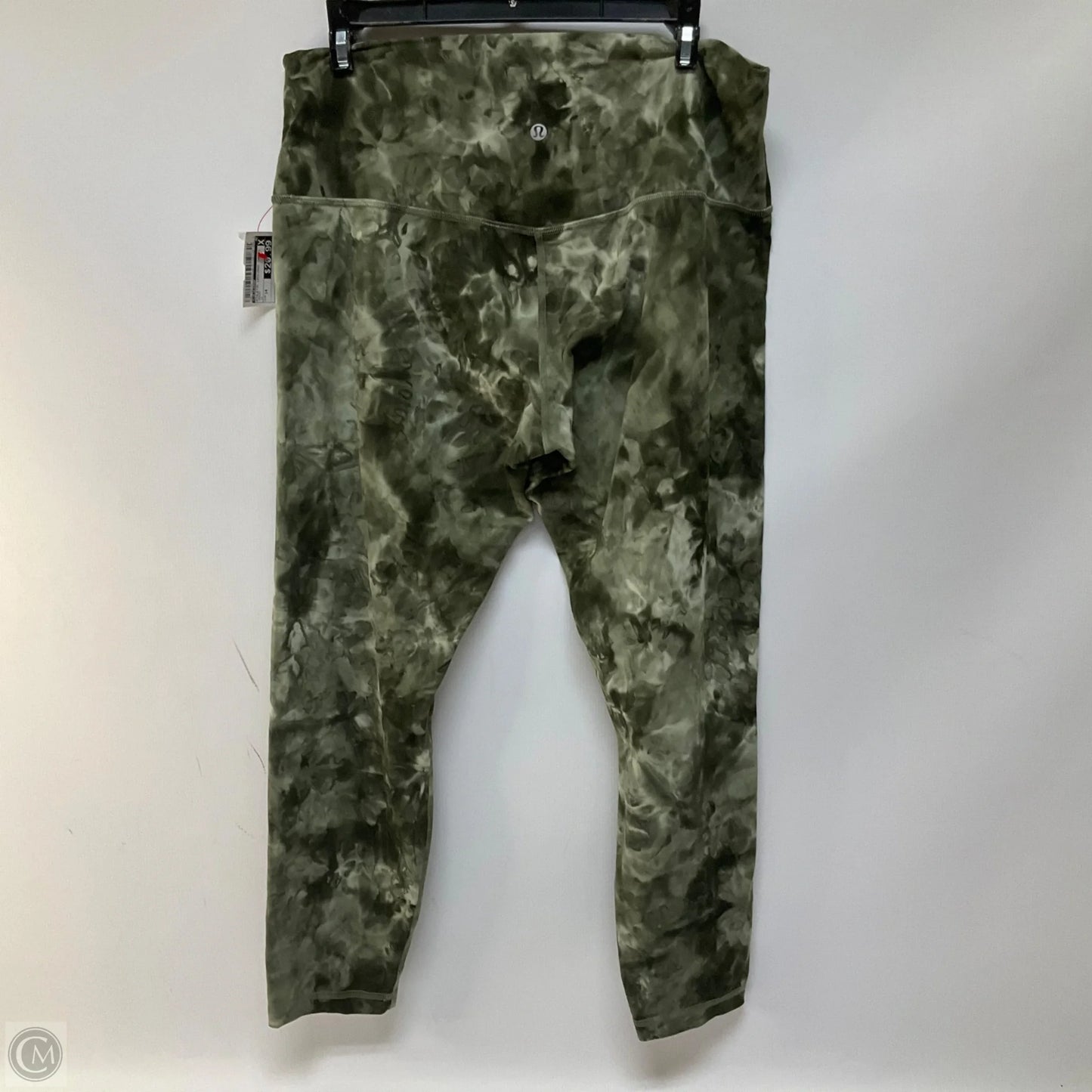 Athletic Leggings Capris By Lululemon In Green, Size: 14