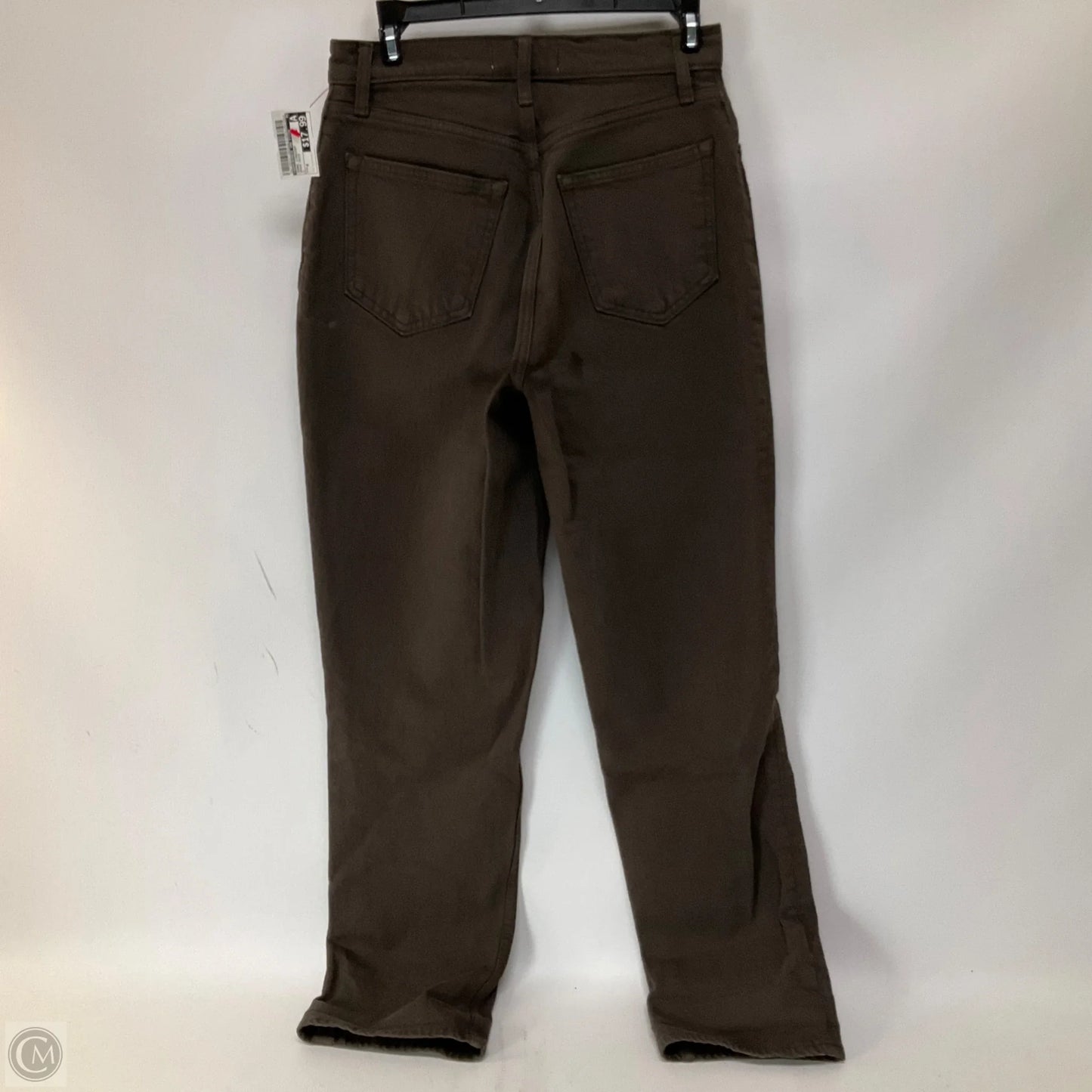 Jeans Straight By Abercrombie And Fitch In Brown Denim, Size: 4