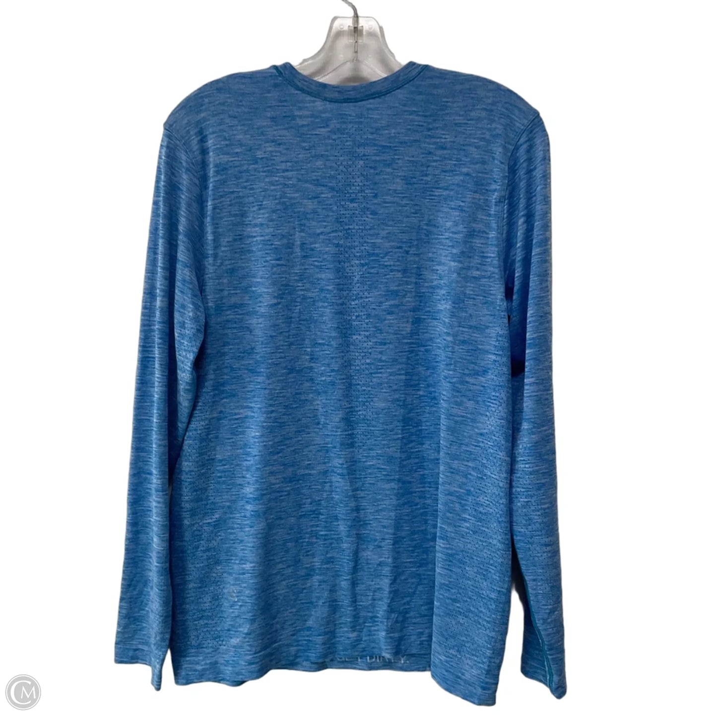 Athletic Top Long Sleeve Crewneck By Lululemon In Blue, Size: M