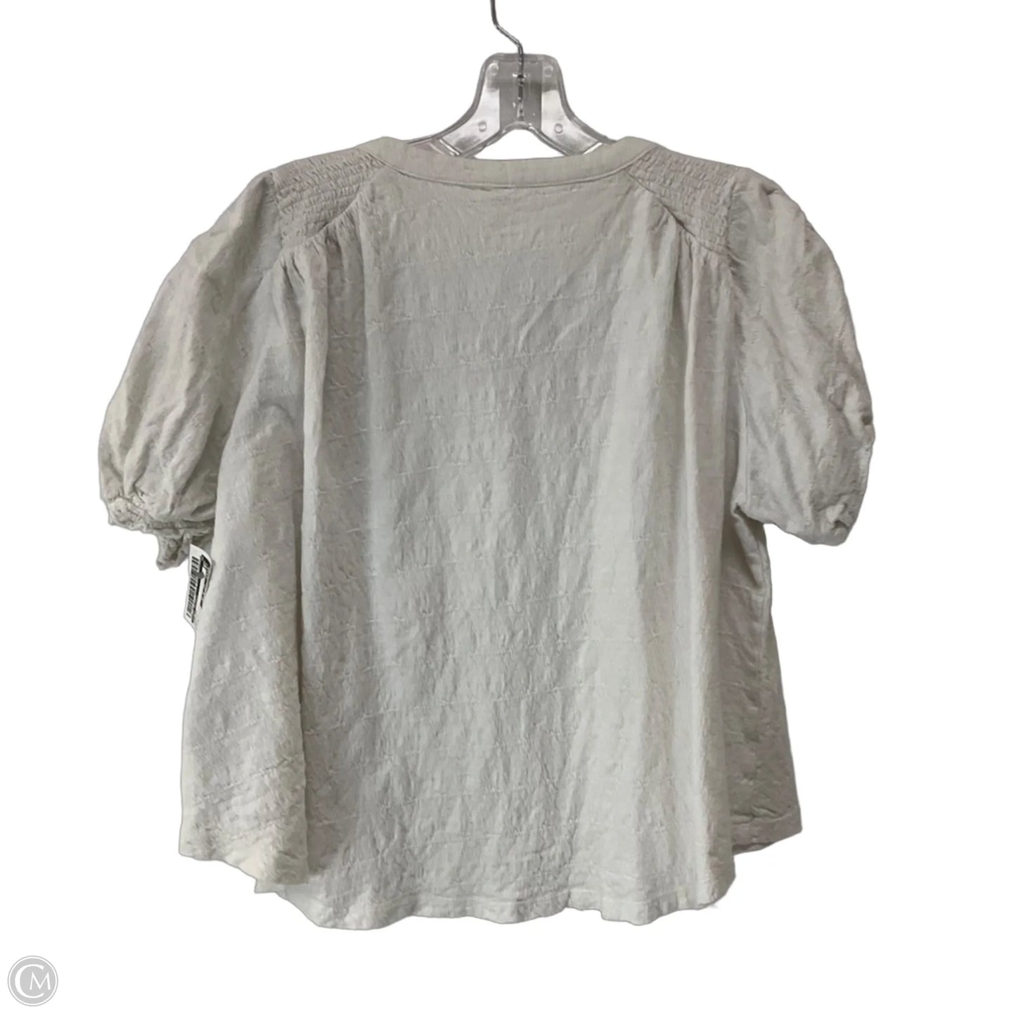 Top Short Sleeve By Free People In White, Size: S