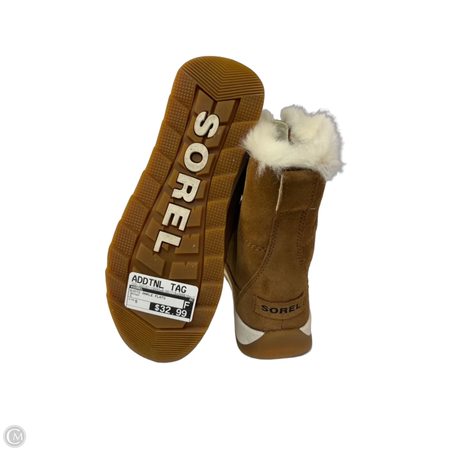 Boots Ankle Flats By Sorel In Brown, Size: 5