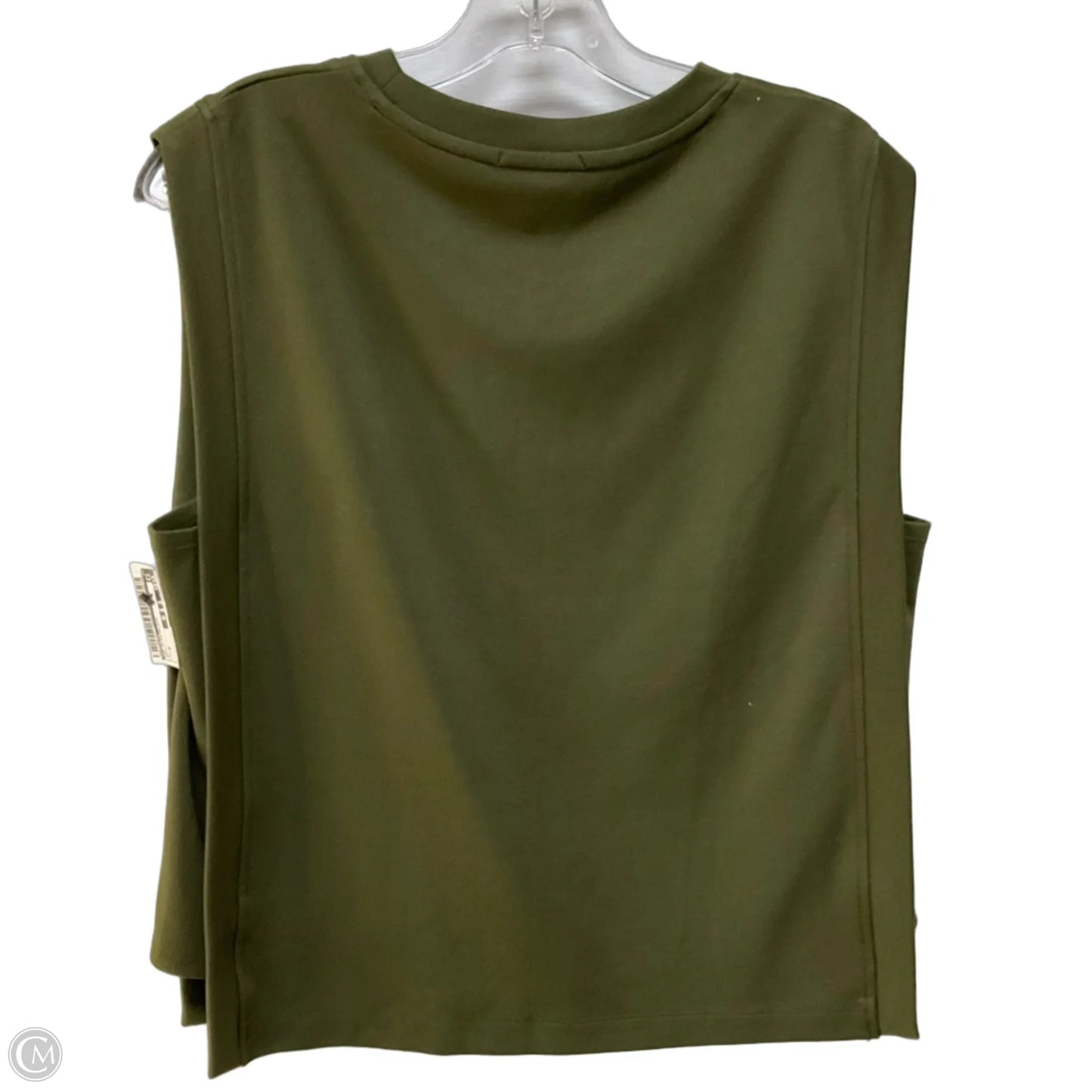 Top Sleeveless By Evereve In Green, Size: M