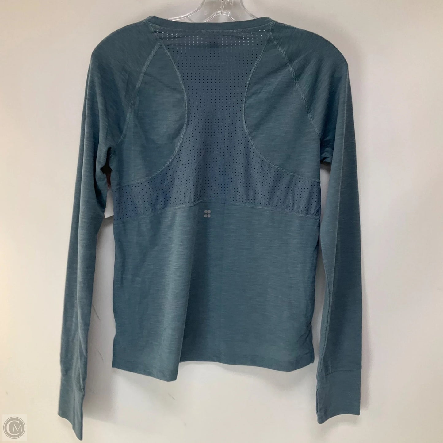Athletic Top Long Sleeve Crewneck By Sweaty Betty In Blue, Size: S