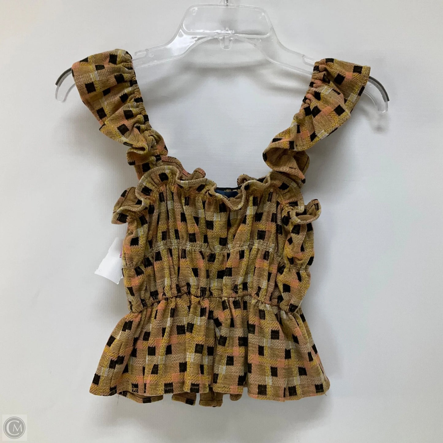 Top Sleeveless By Eva Franco In Orange, Size: Xs