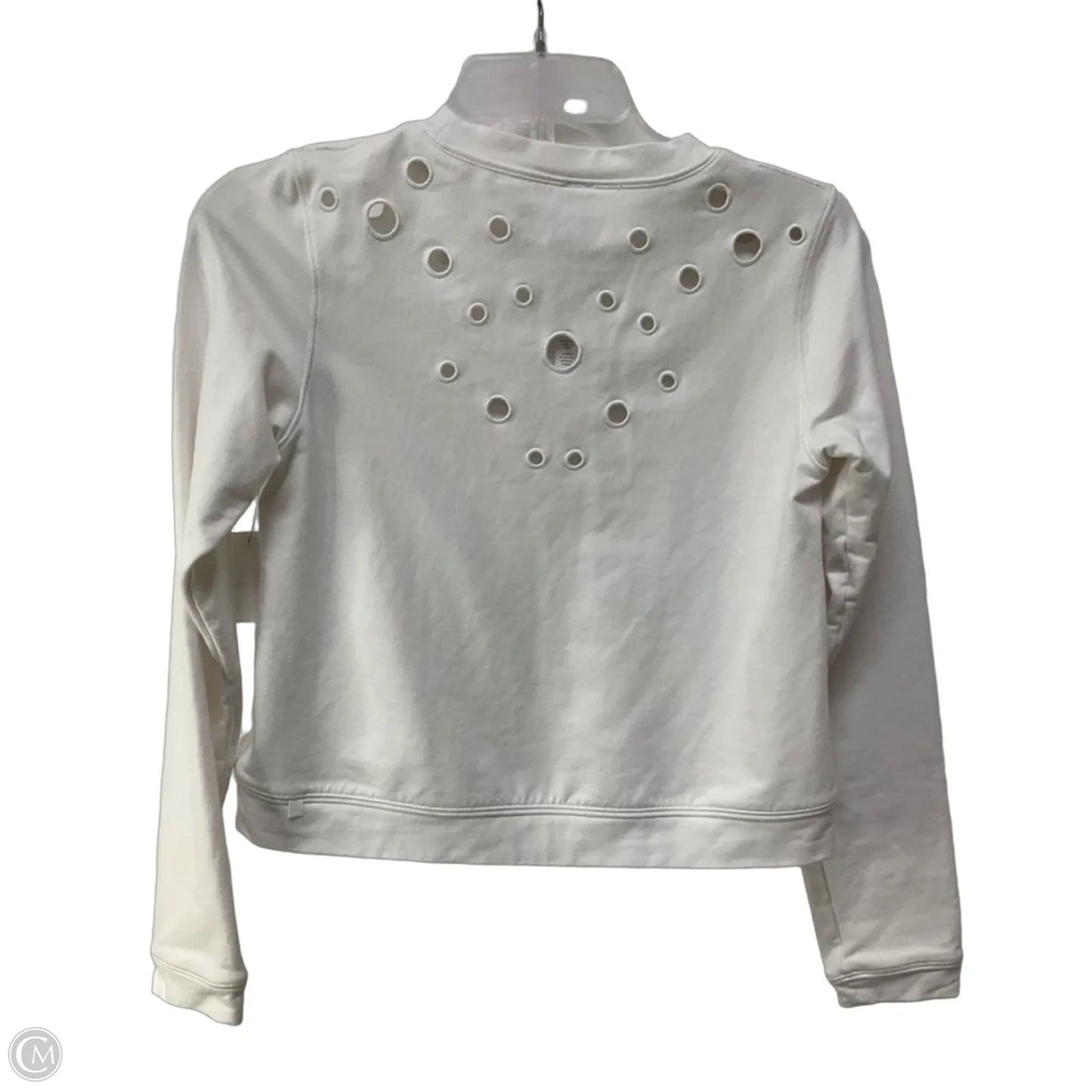 Top Long Sleeve By Lululemon In White, Size: 2