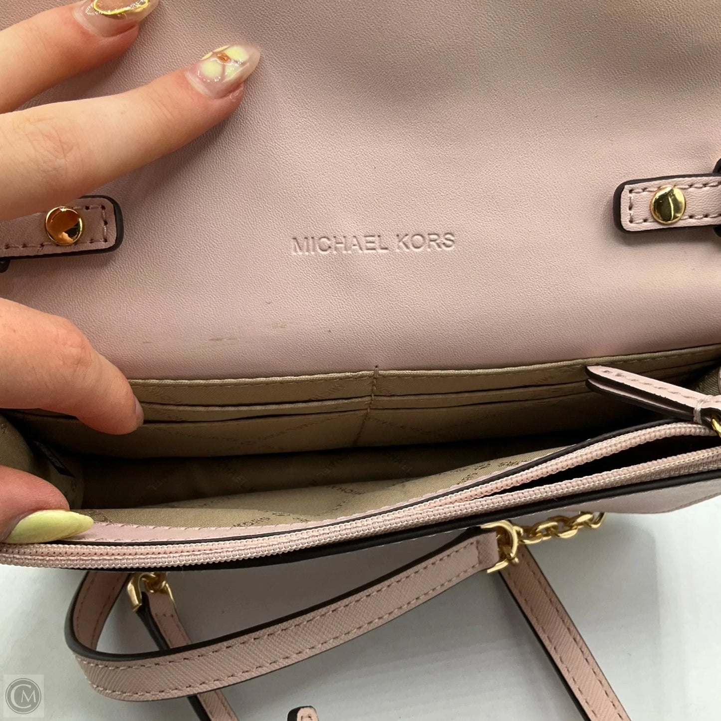 Crossbody Designer By Michael Kors, Size: Small