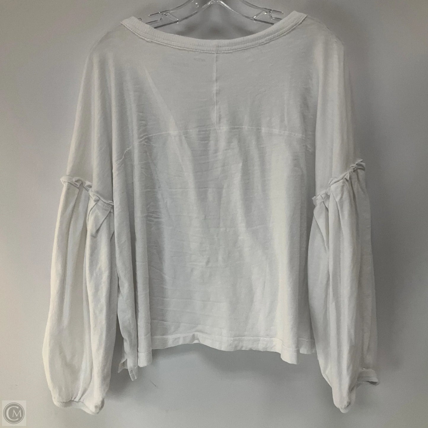 Top Long Sleeve By Aerie In White, Size: Xl