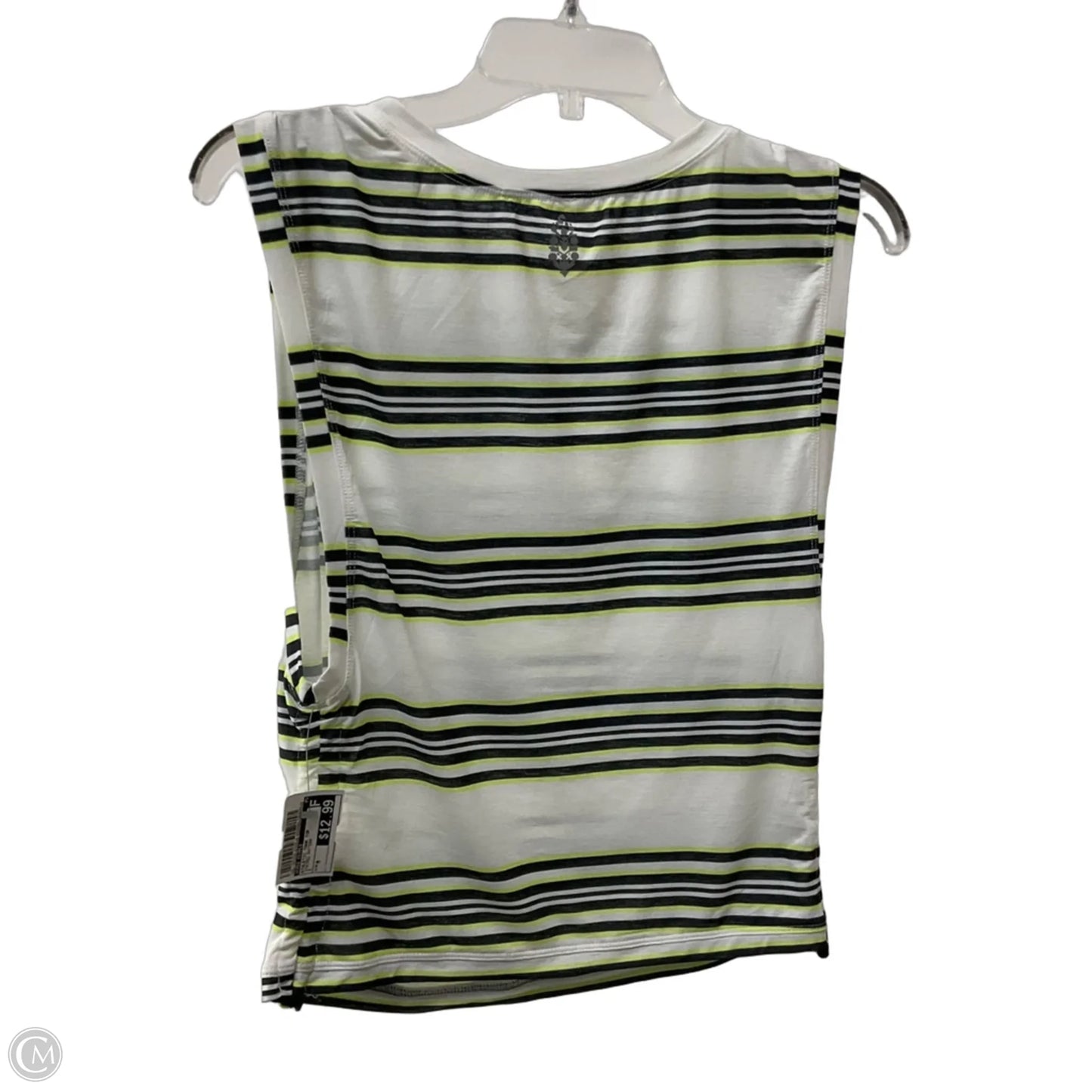 Athletic Tank Top By Free People In Striped Pattern, Size: M