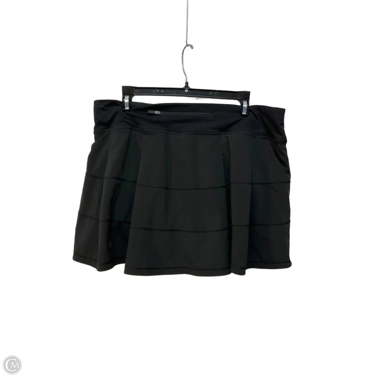 Athletic Skort By Lululemon In Black, Size: 12