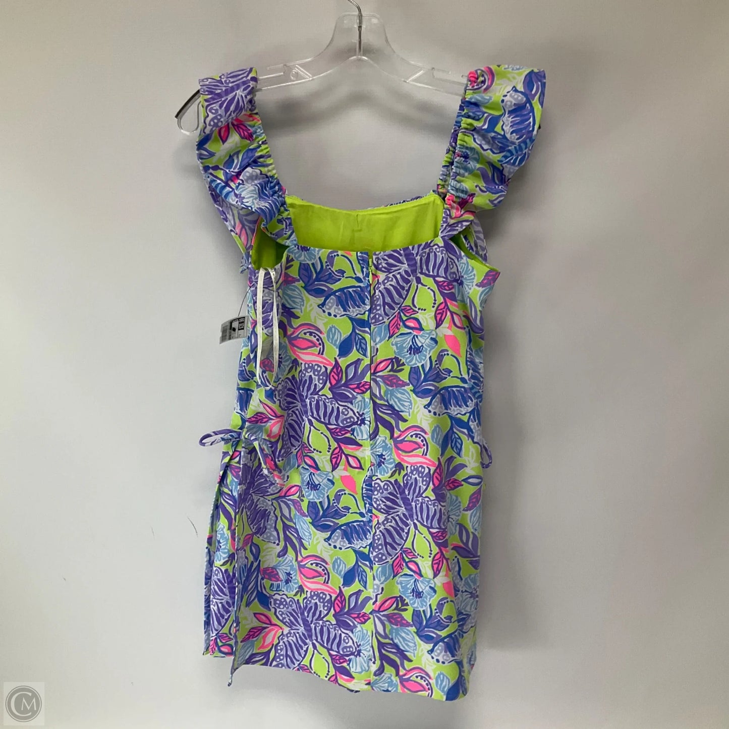 Dress Designer By Lilly Pulitzer In Blue & Green, Size: 0