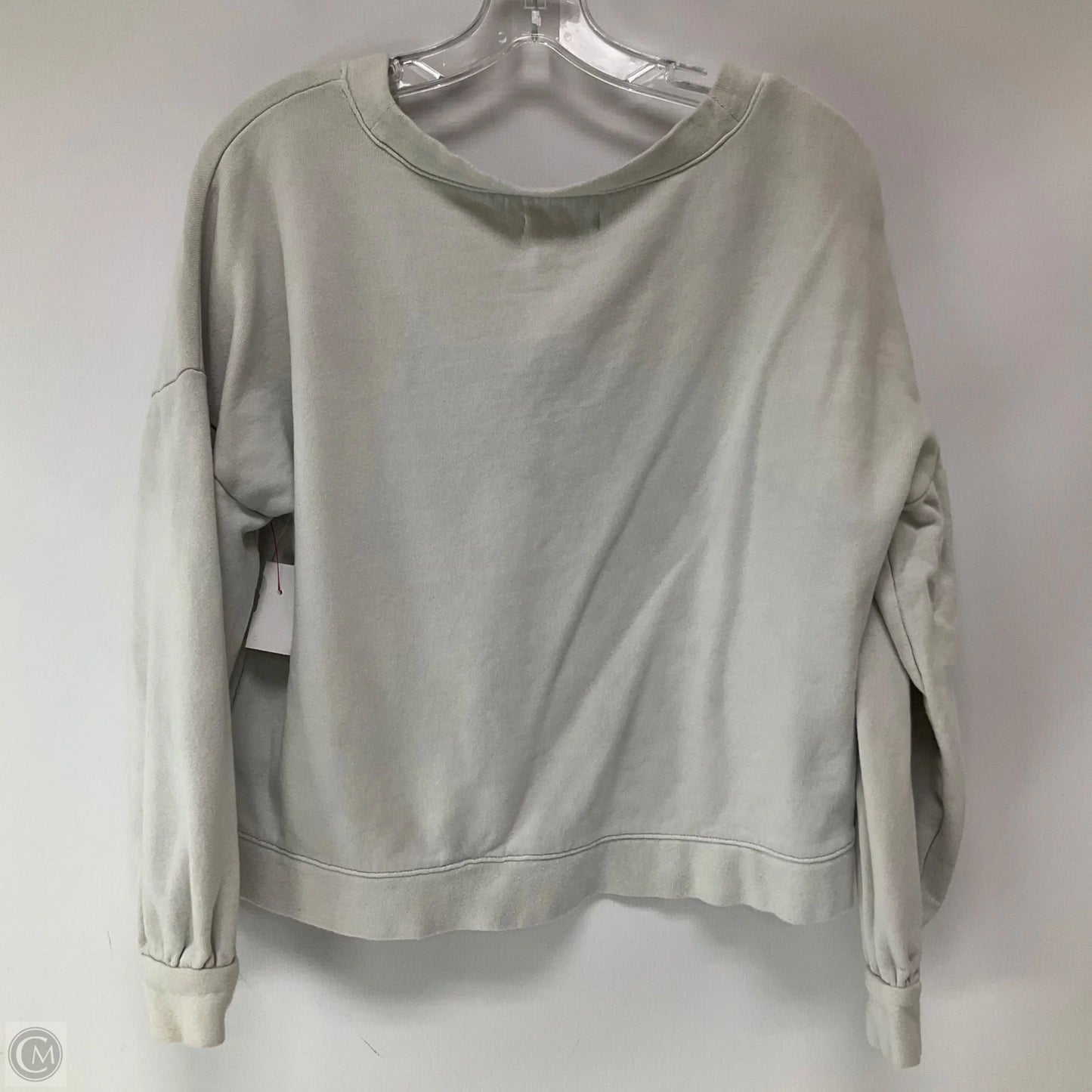 Top Long Sleeve By Madewell In White, Size: M