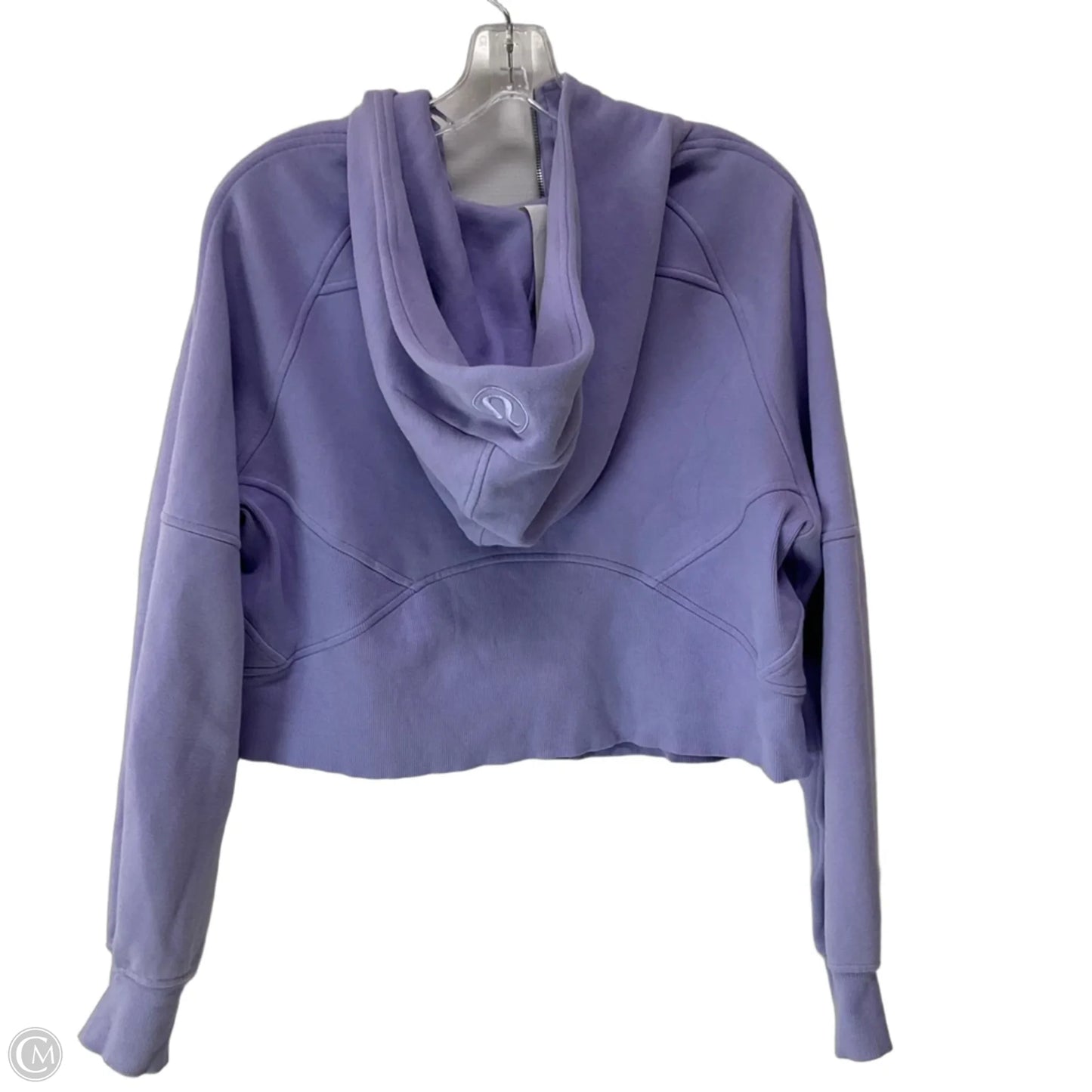 Athletic Sweatshirt Hoodie By Lululemon In Purple, Size: Xs