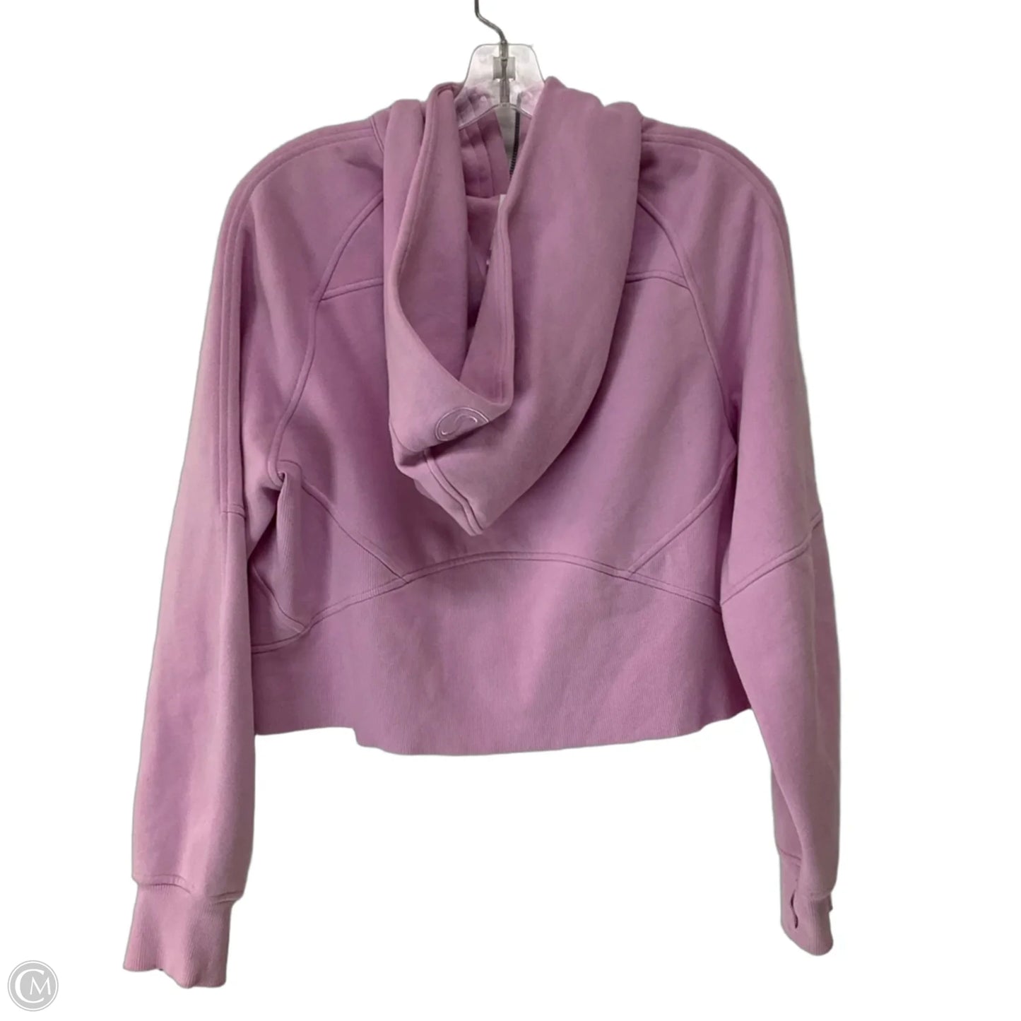 Athletic Sweatshirt Hoodie By Lululemon In Pink, Size: Xs