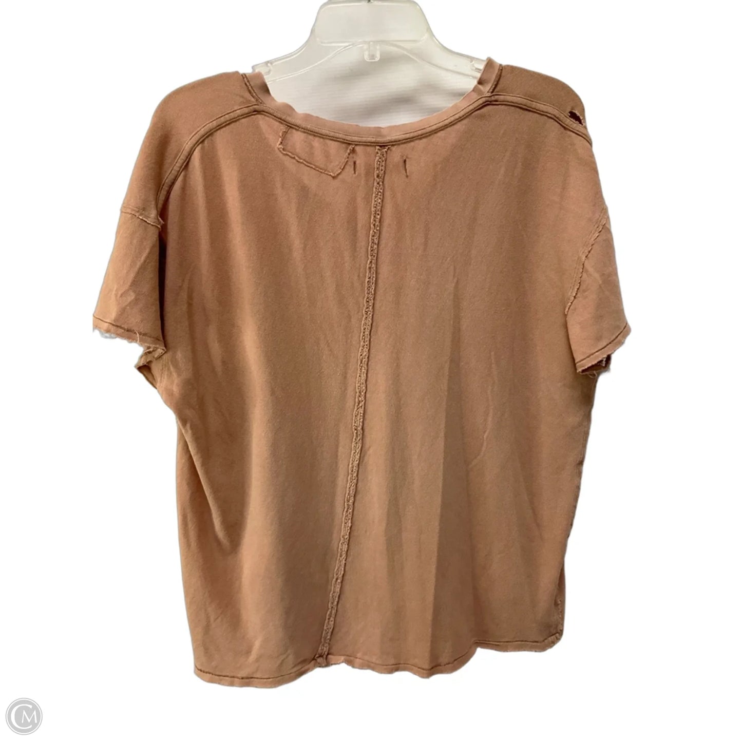 Top Short Sleeve By We The Free In Orange, Size: Xs