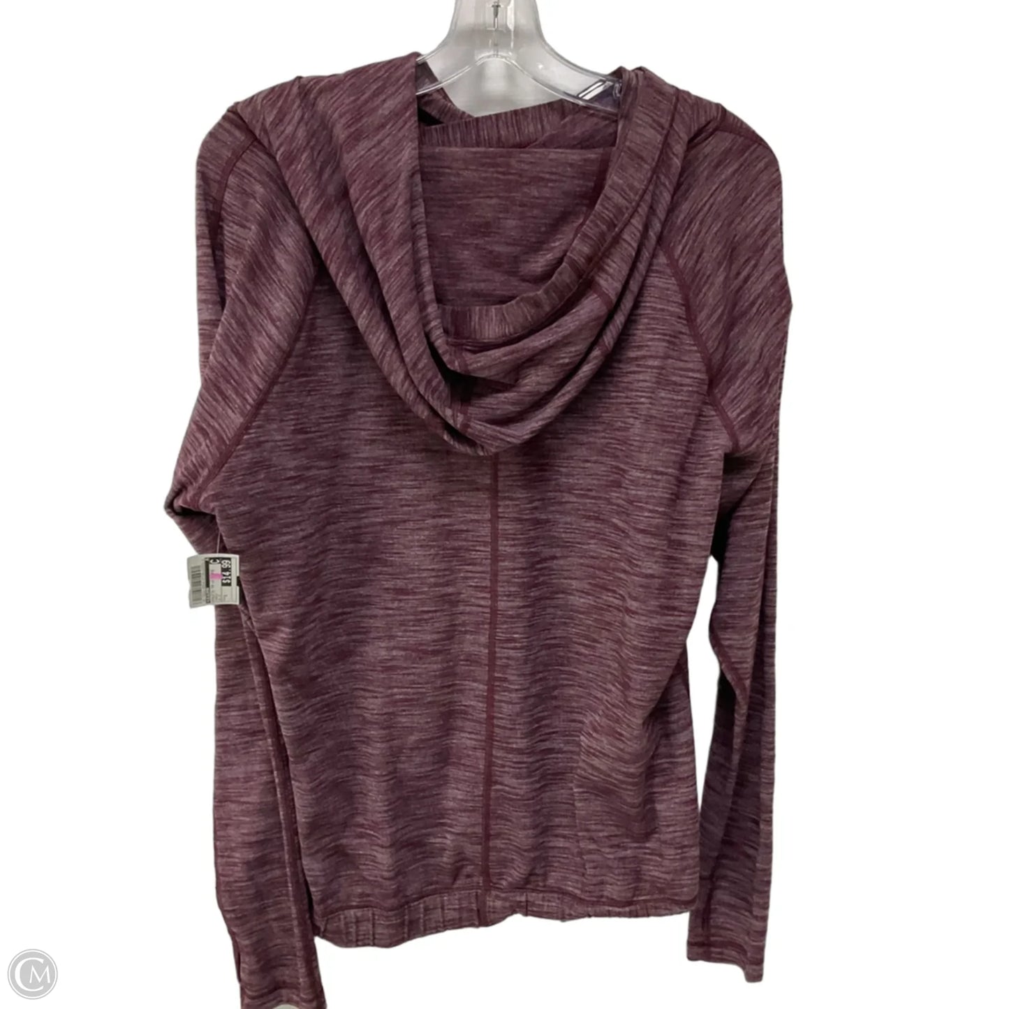 Athletic Top Long Sleeve Hoodie By Lululemon In Purple, Size: S