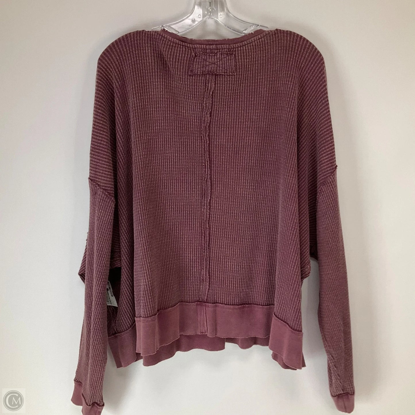 Top Long Sleeve By We The Free In Purple, Size: S