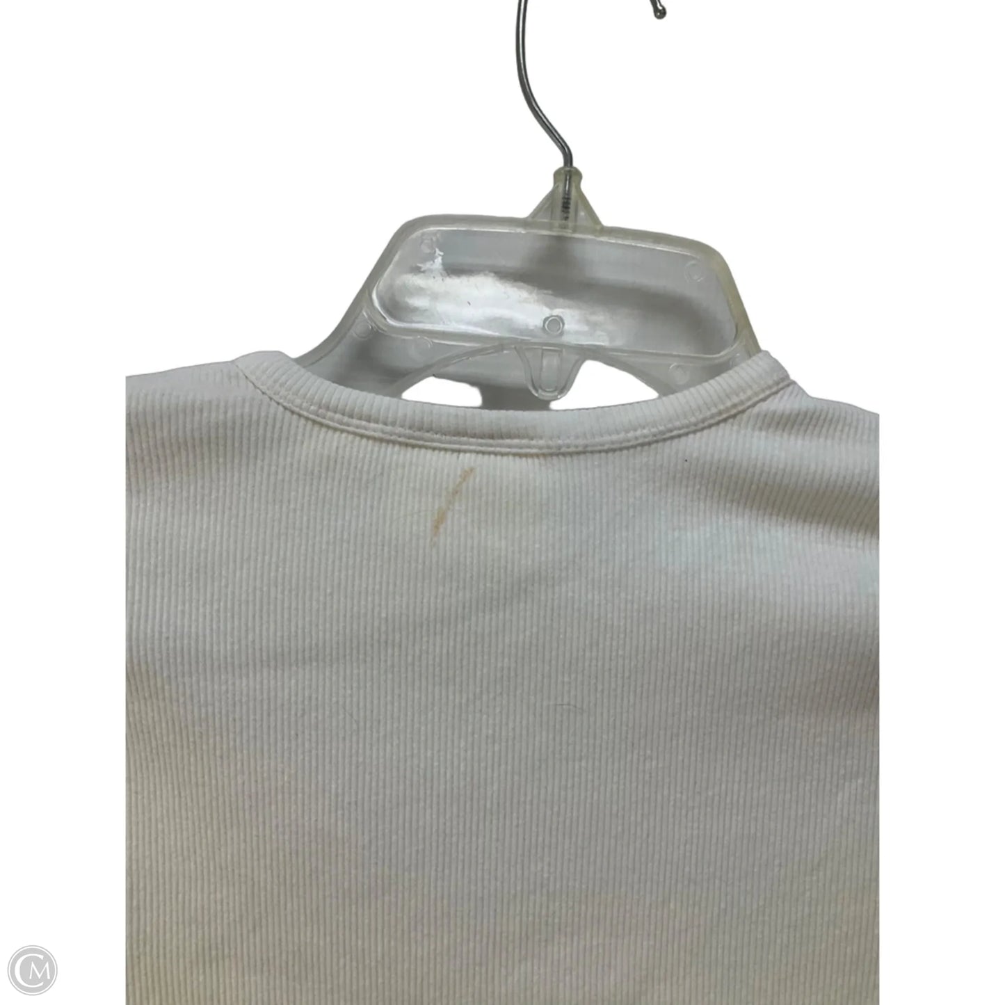 Top Short Sleeve Basic By Maeve In White, Size: S