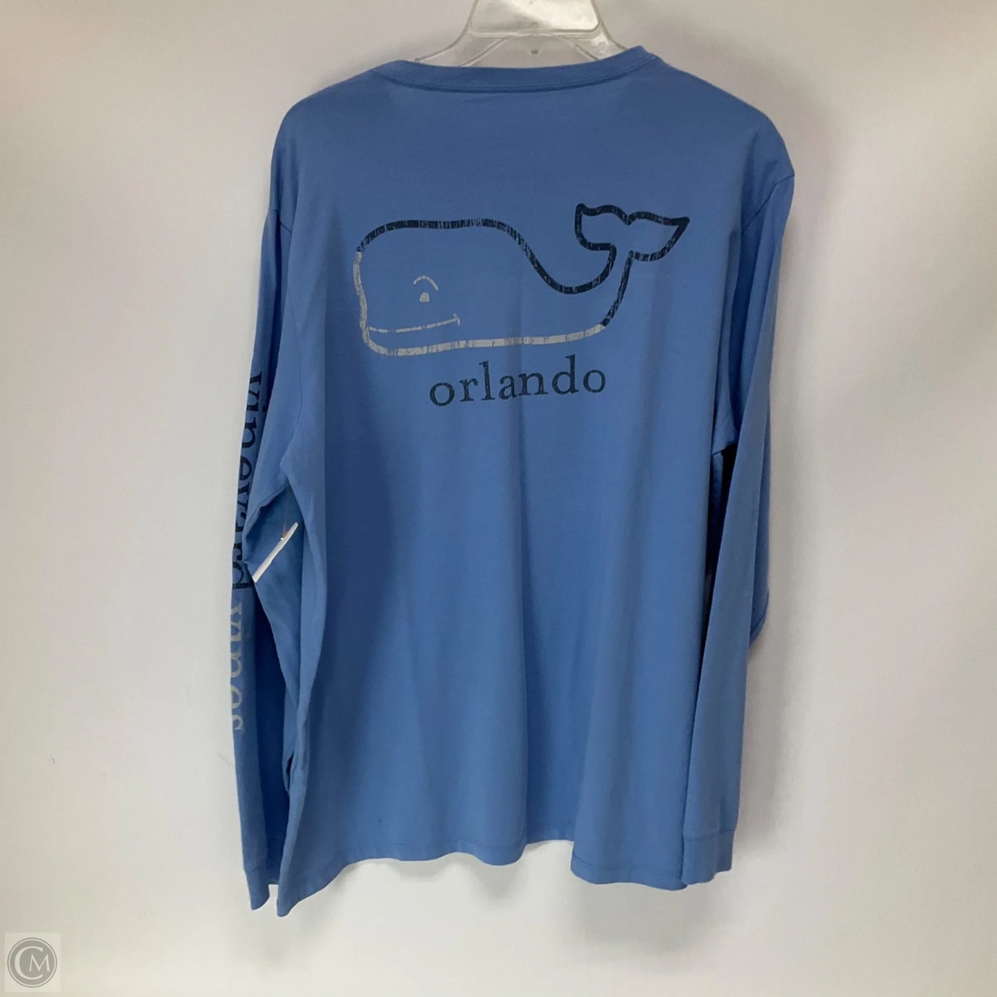 Top Long Sleeve By Vineyard Vines In Blue, Size: L