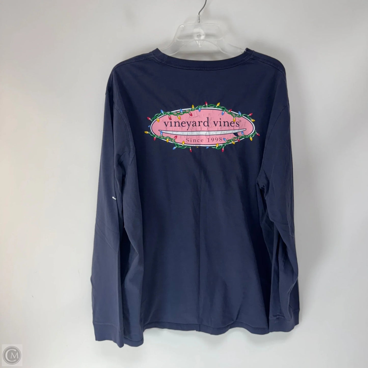 Top Long Sleeve By Vineyard Vines In Navy, Size: 2x