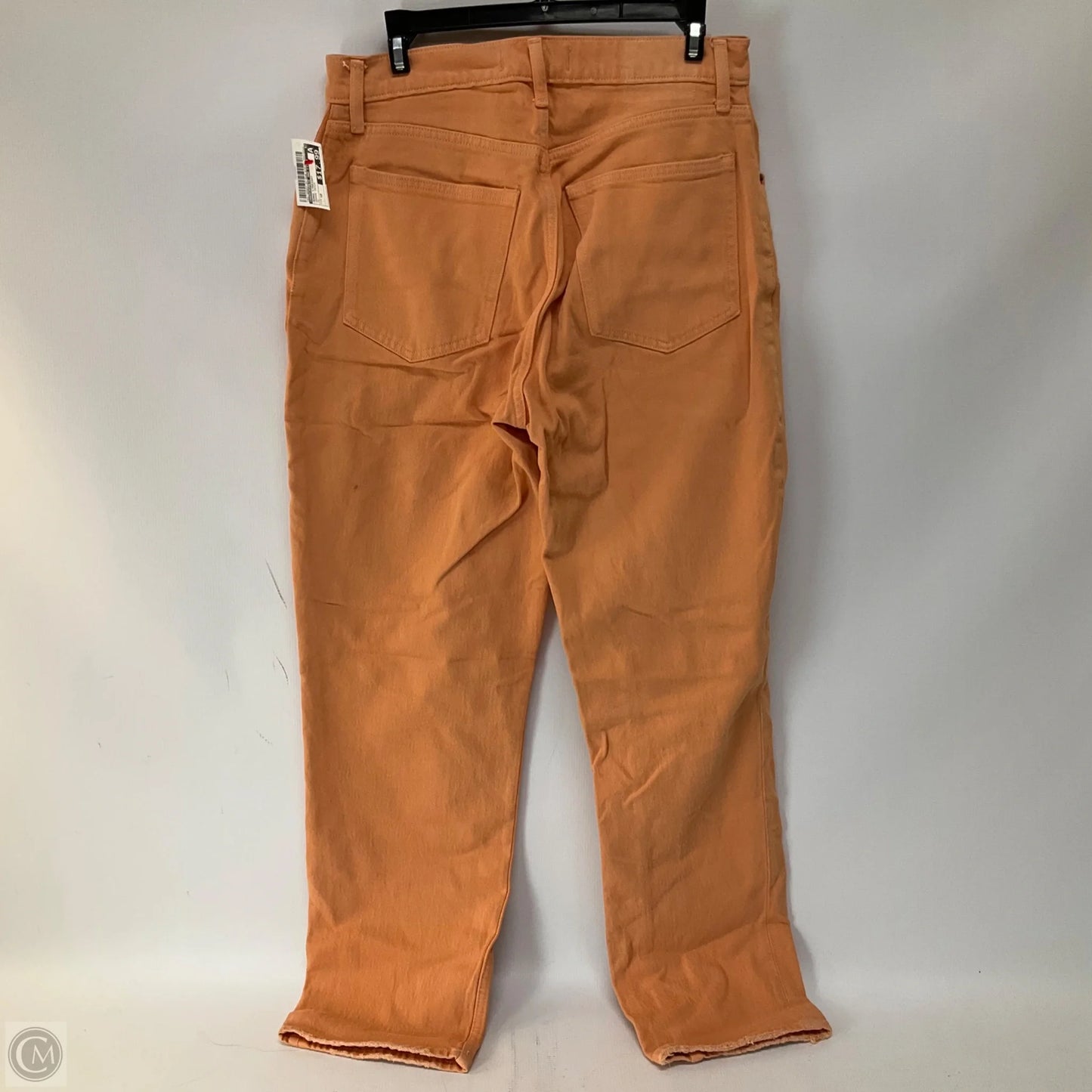 Jeans Straight By Abercrombie And Fitch In Orange Denim, Size: 10