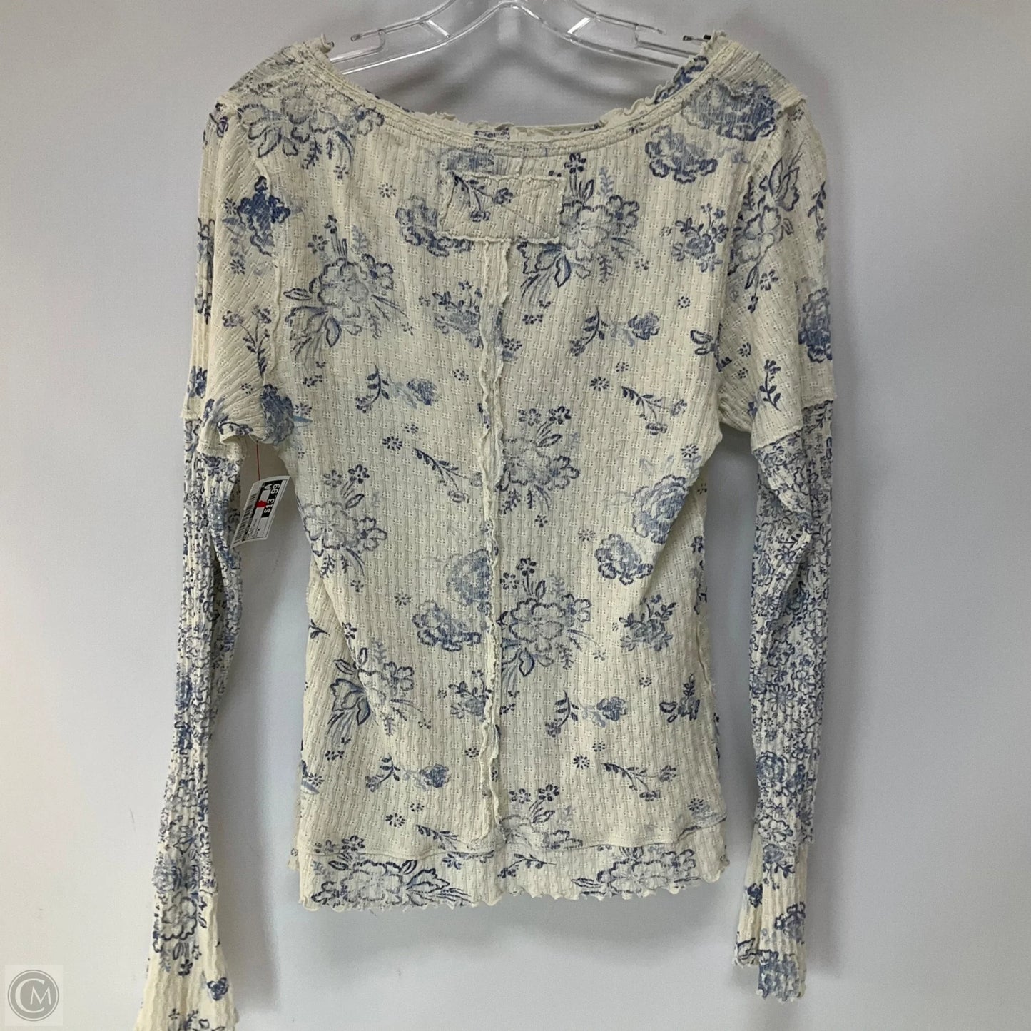 Top Long Sleeve By We The Free In Floral Print, Size: M