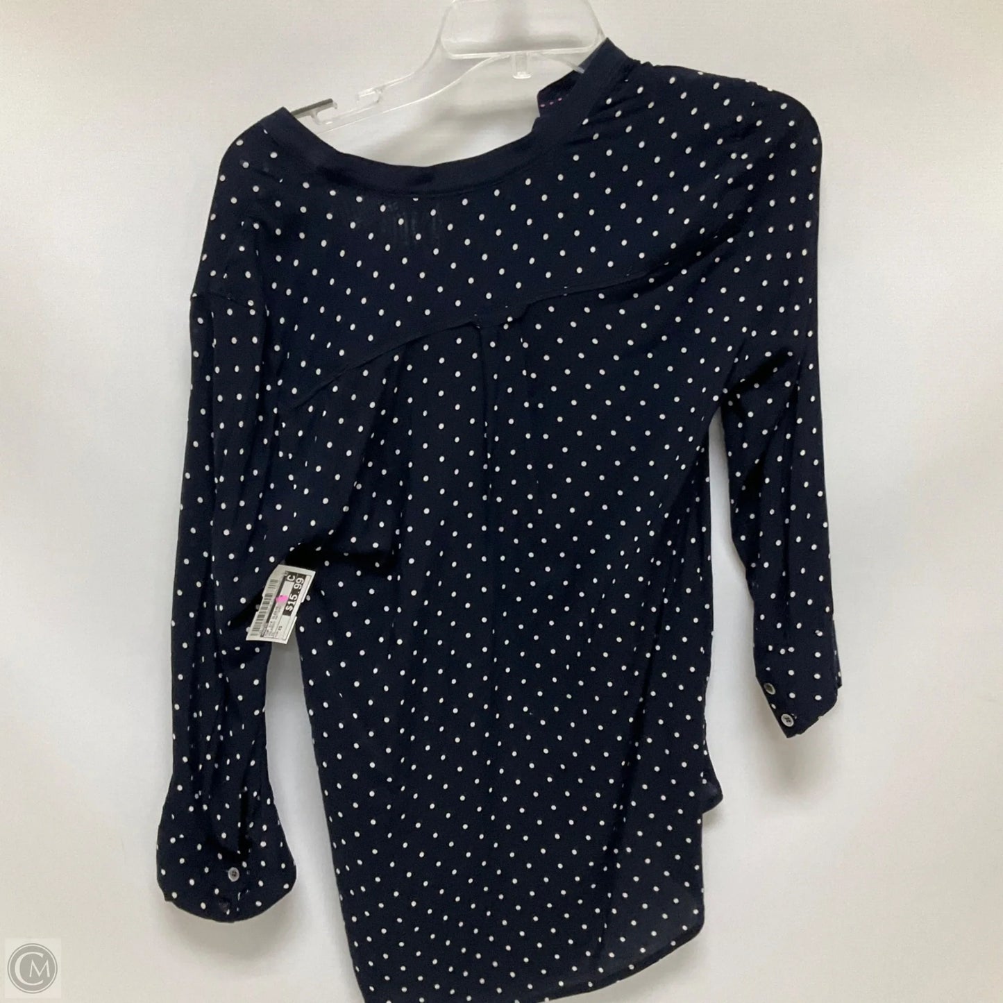 Top 3/4 Sleeve By Maeve In Polkadot Pattern, Size: Xs