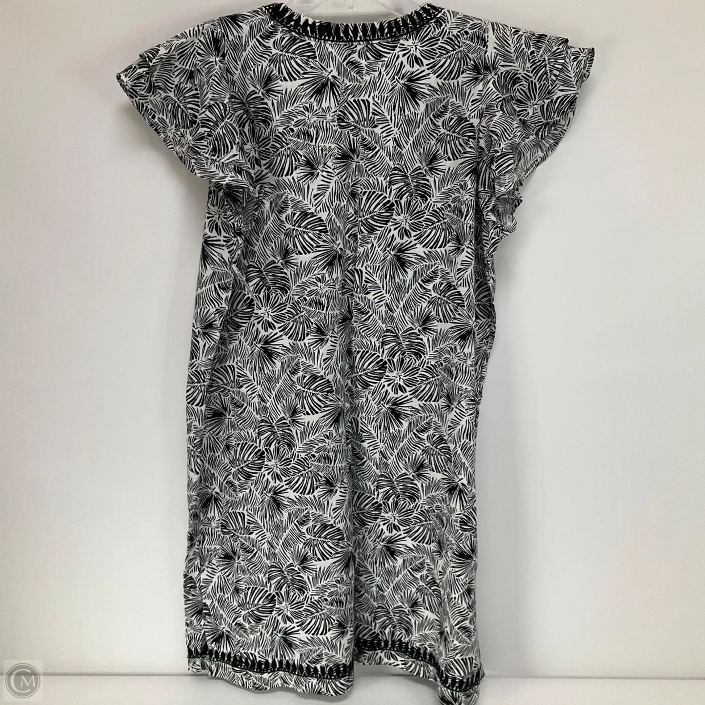 Dress Casual Short By Vineyard Vines In Black & White, Size: M