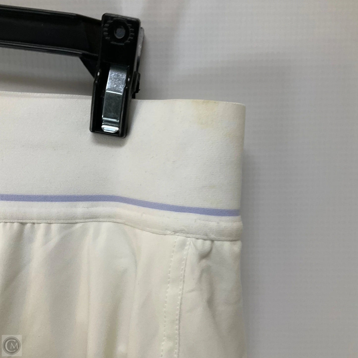 Athletic Skirt By Lululemon In White, Size: 8