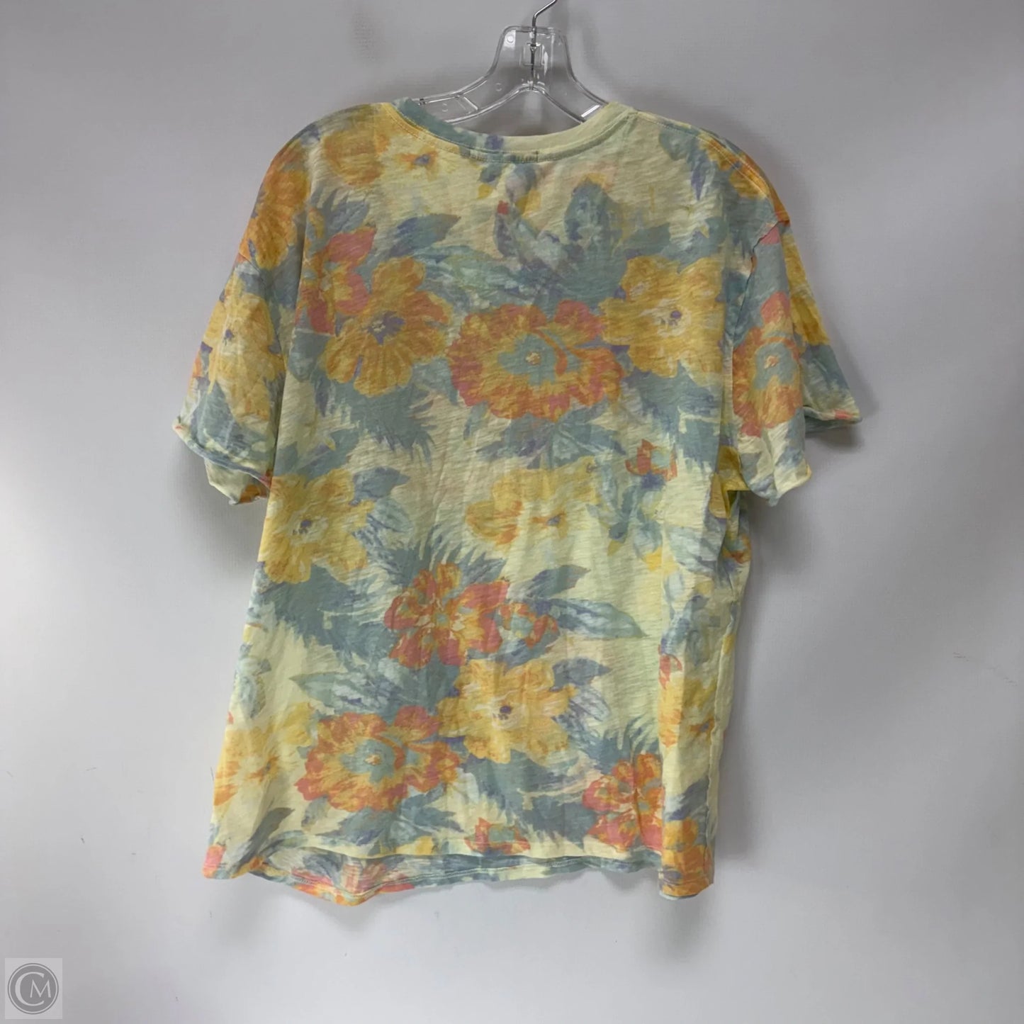 Top Short Sleeve By Free People In Tie Dye Print, Size: S